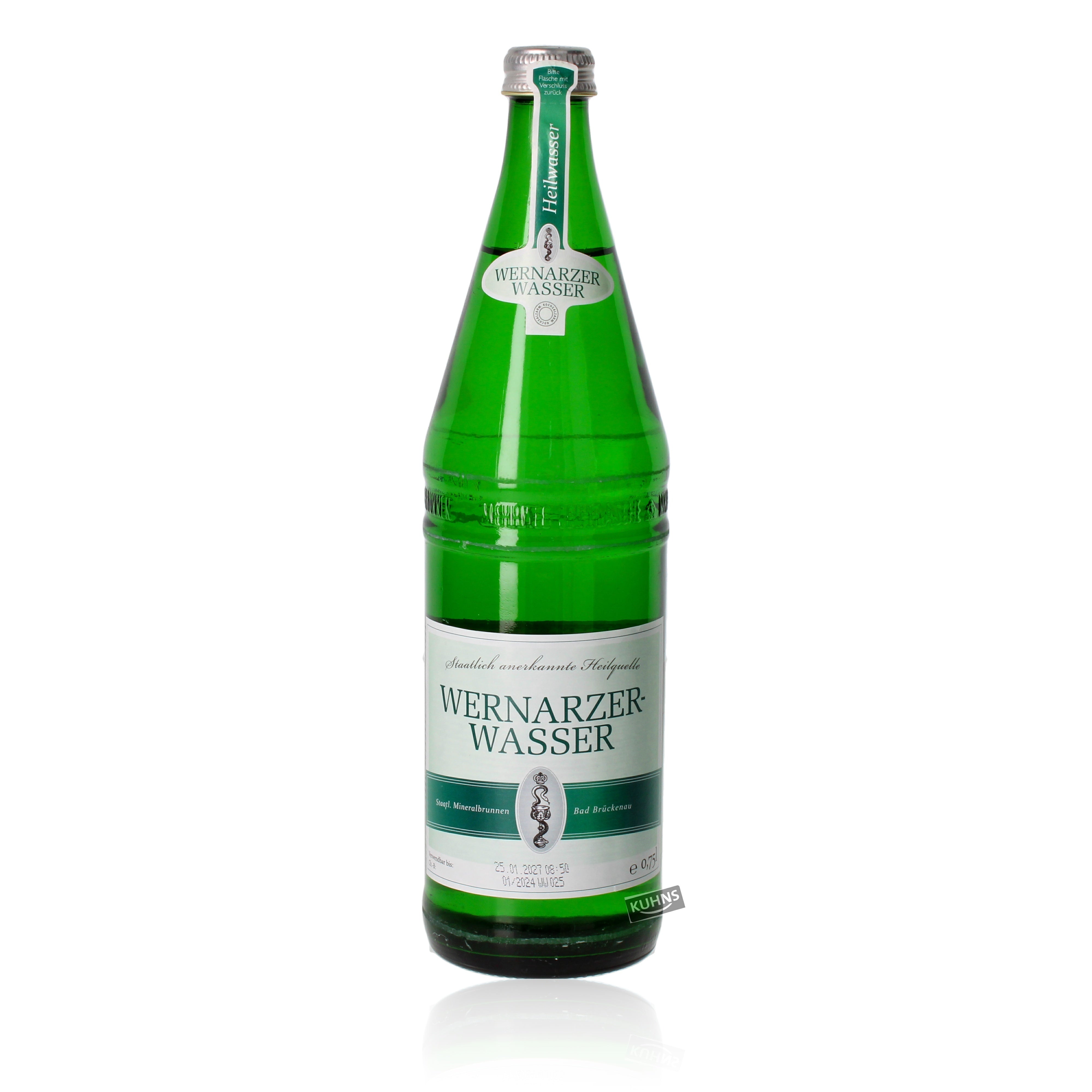 Bad Brückenau Wernarzer agua curativa 12x0,75l