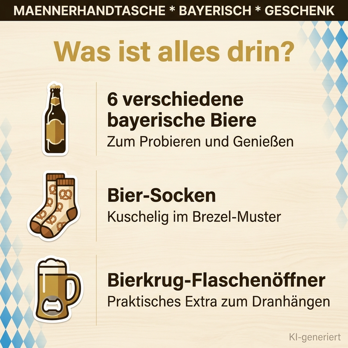 bier tragerl mannerhandtasche ingredients 2000