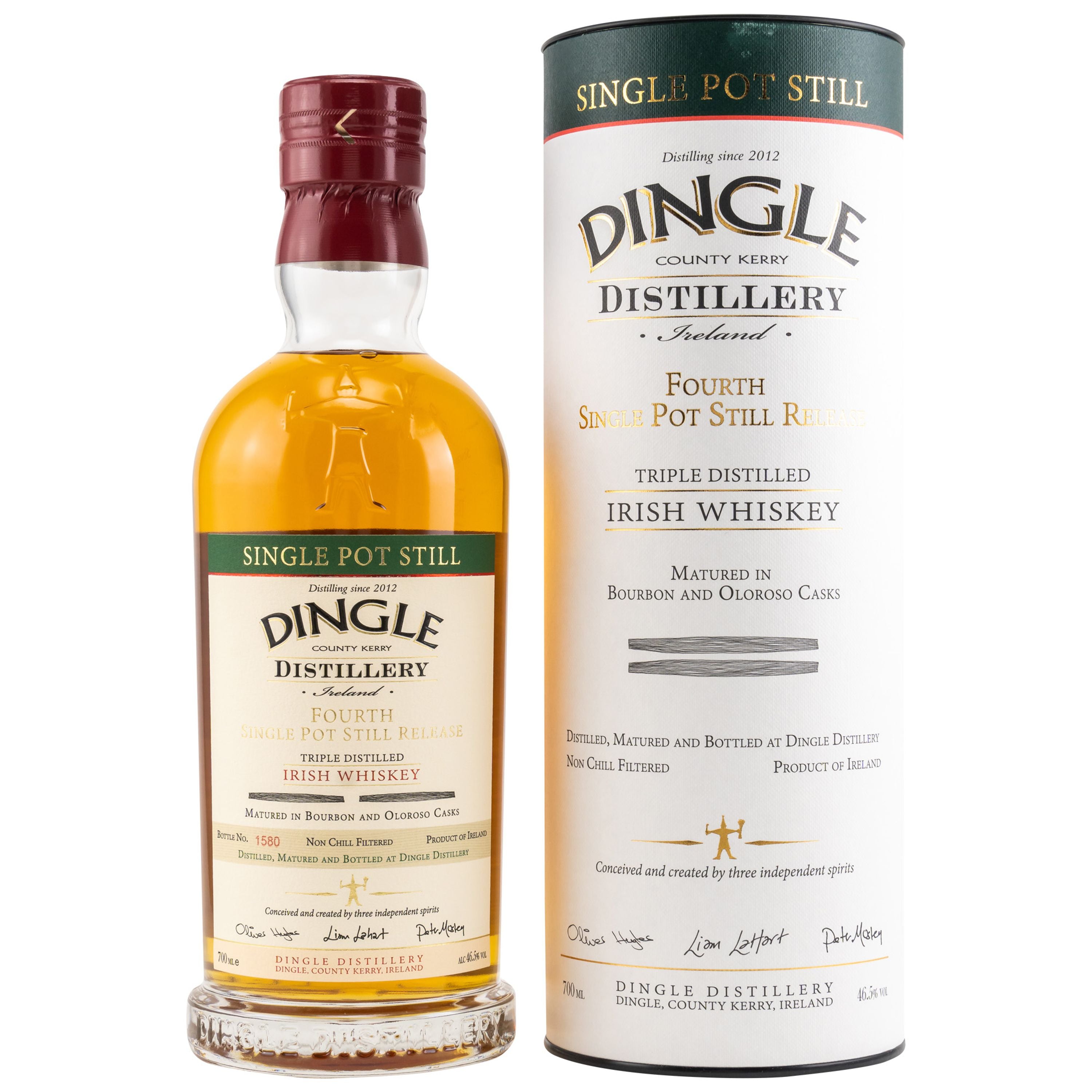 Alambique único Dingle Fourth, 0,7 l, 46,5 % vol.