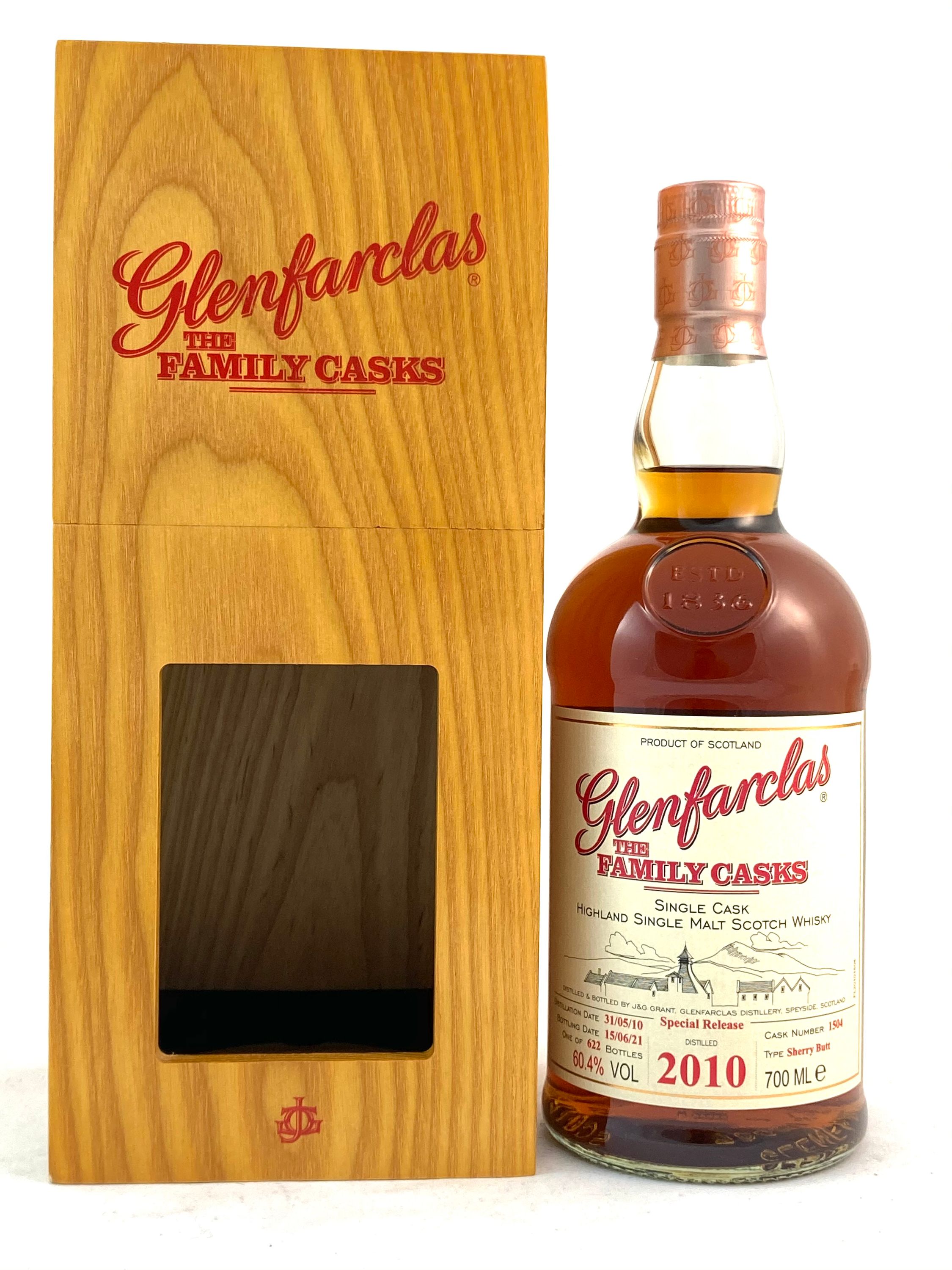 Glenfarclas Family Casks 2010 0,7 l, 60,4 % de alcohol por volumen