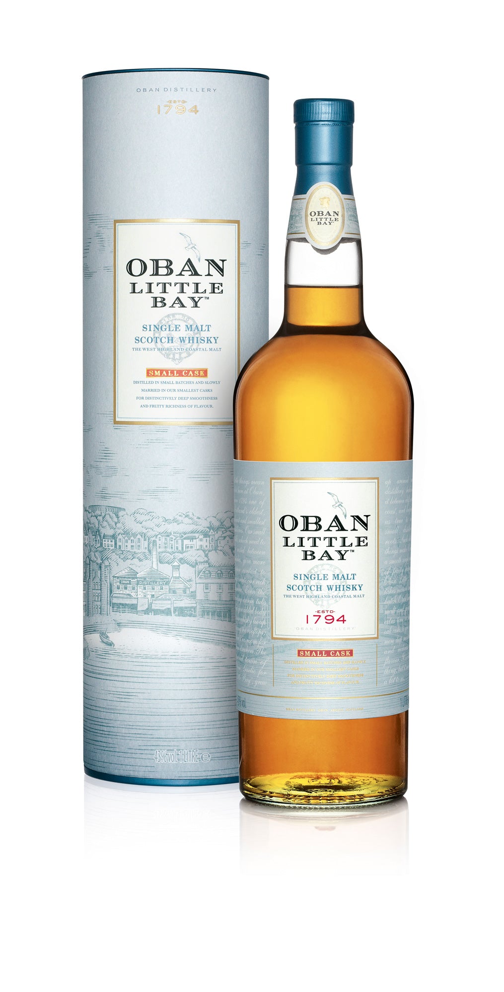 Oban Little Bay 0,7 l, alcohol 43 % vol.