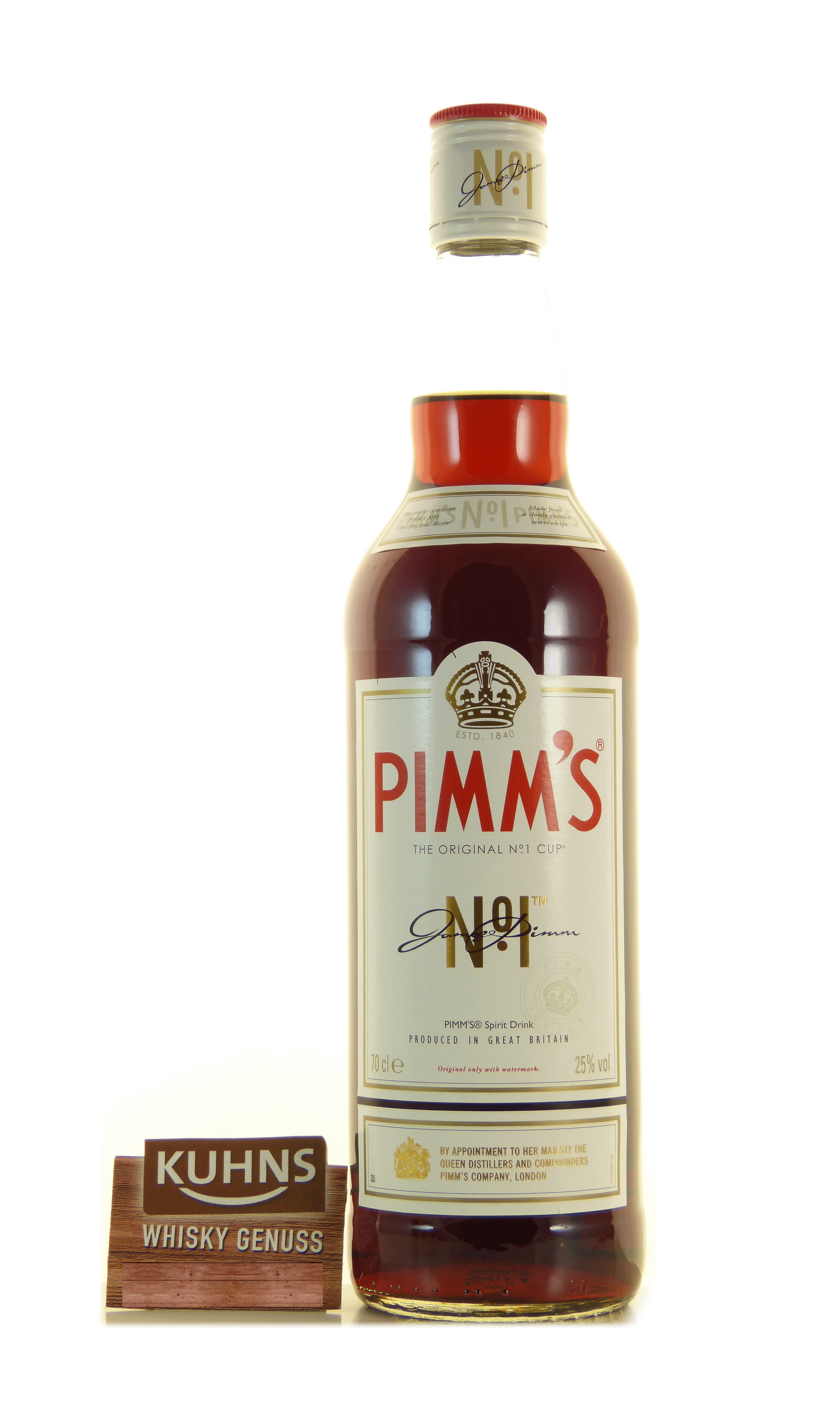 Pimms No.1 0,7 l, 25 % vol., licor de ginebra Inglaterra