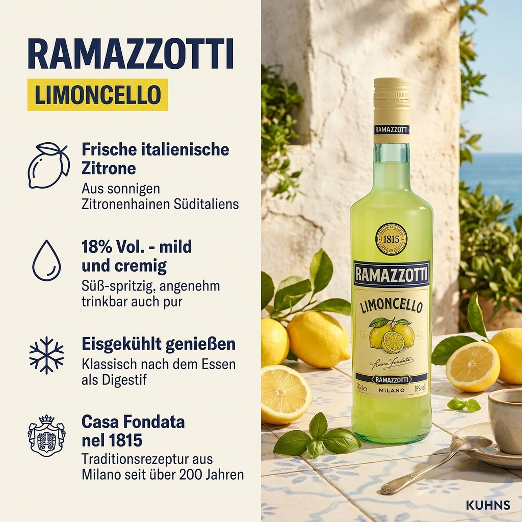 ramazzotti limoncello split 2000