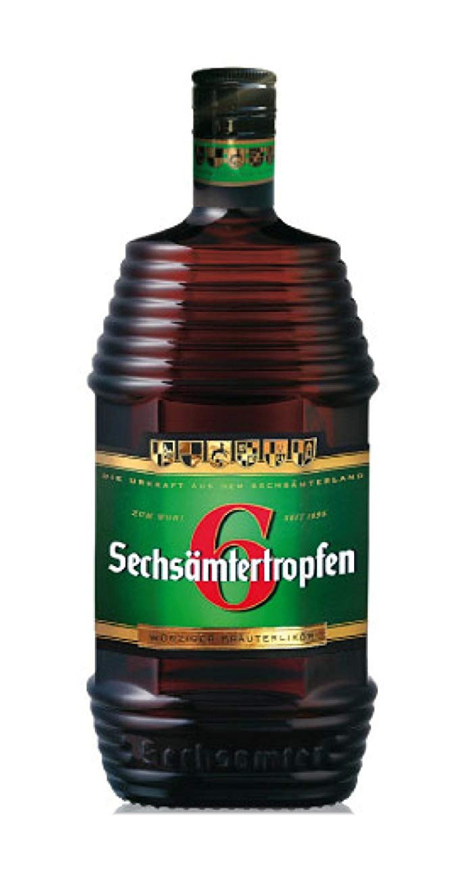 Sechsämtertropfen 0,7l alc. 33% vol., licor de hierbas
