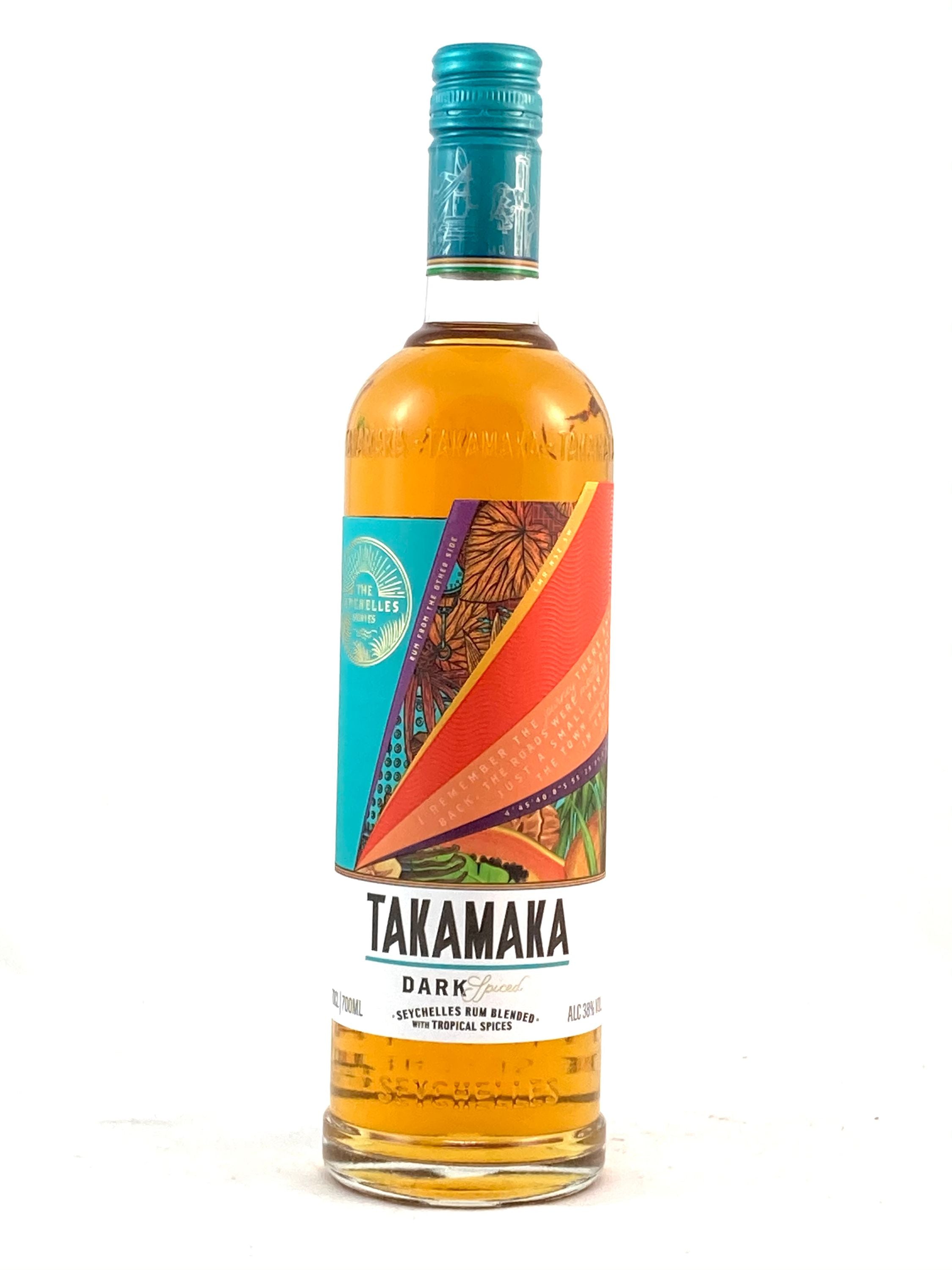 Takamaka Dark Spiced 0,7 l, 38 % vol. alc., Ron Seychelles