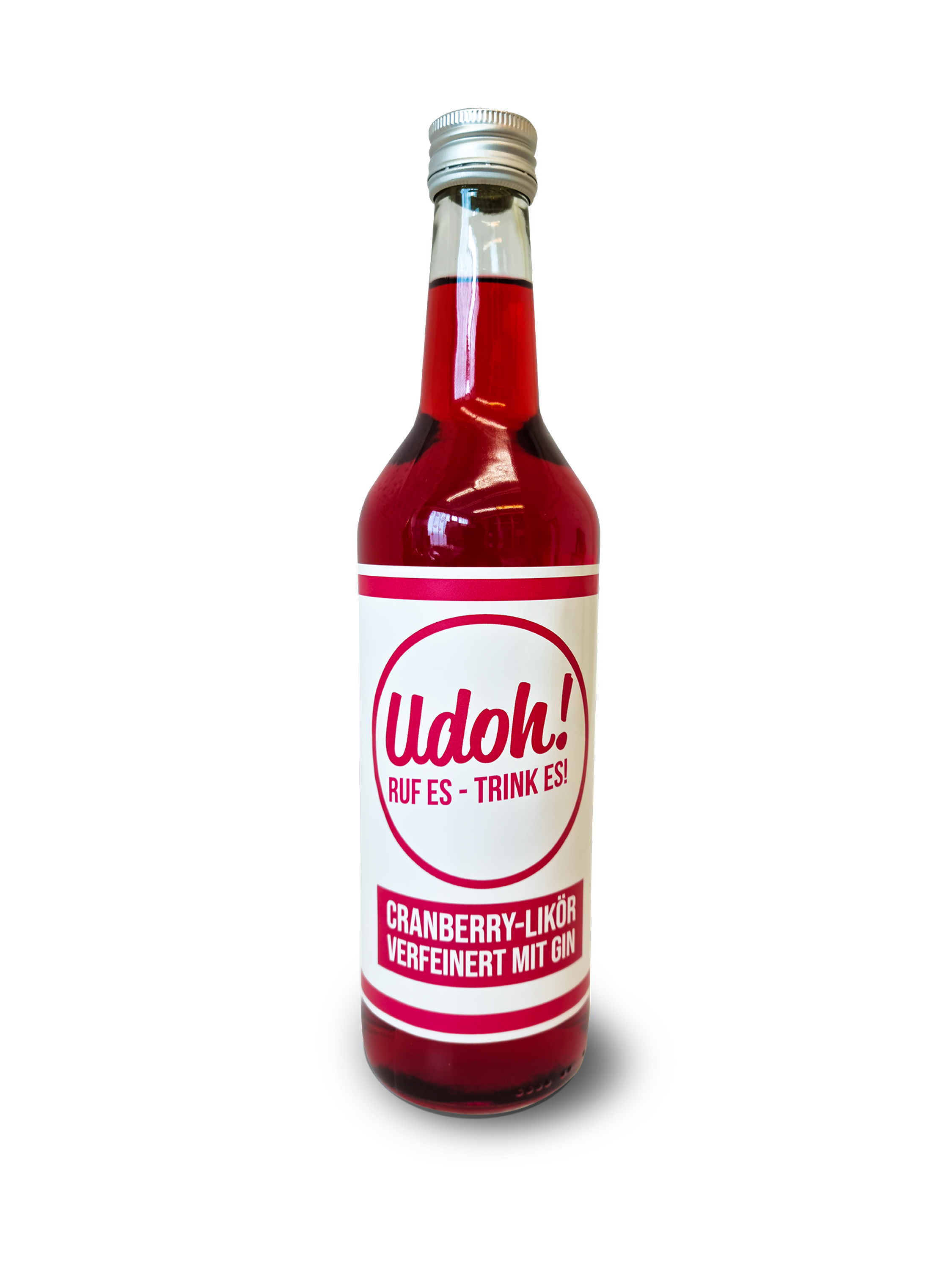 UDOH´S Likör 0,5l, alc. 17 Vol.-% Cranberry-Gin-Likör