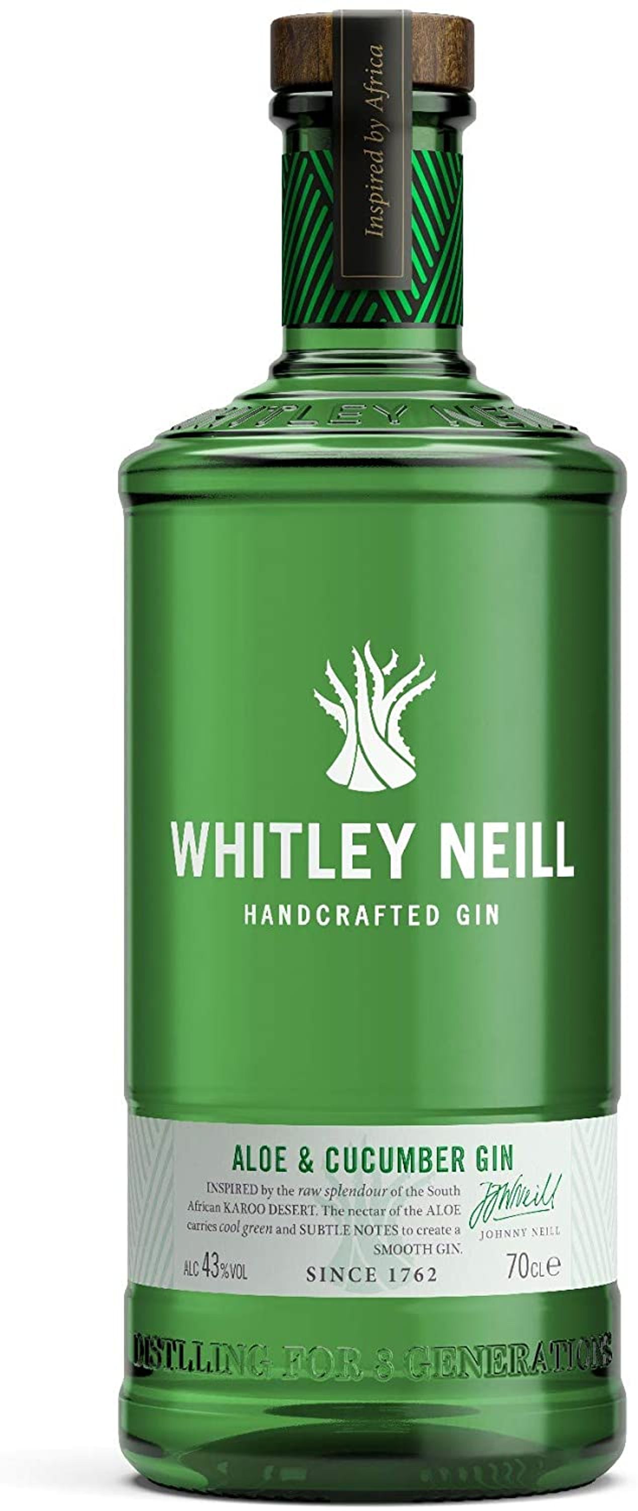 Whitley Neill Aloe & Cucumber Gin 0.7l, alc. 43% vol.