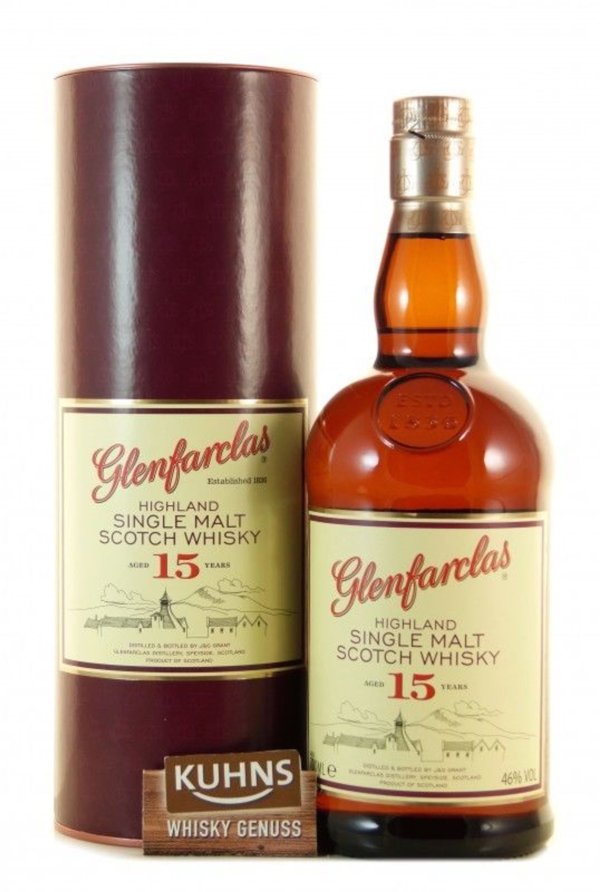 Glenfarclas 15 años 0,7 l, 46 % de alcohol por volumen