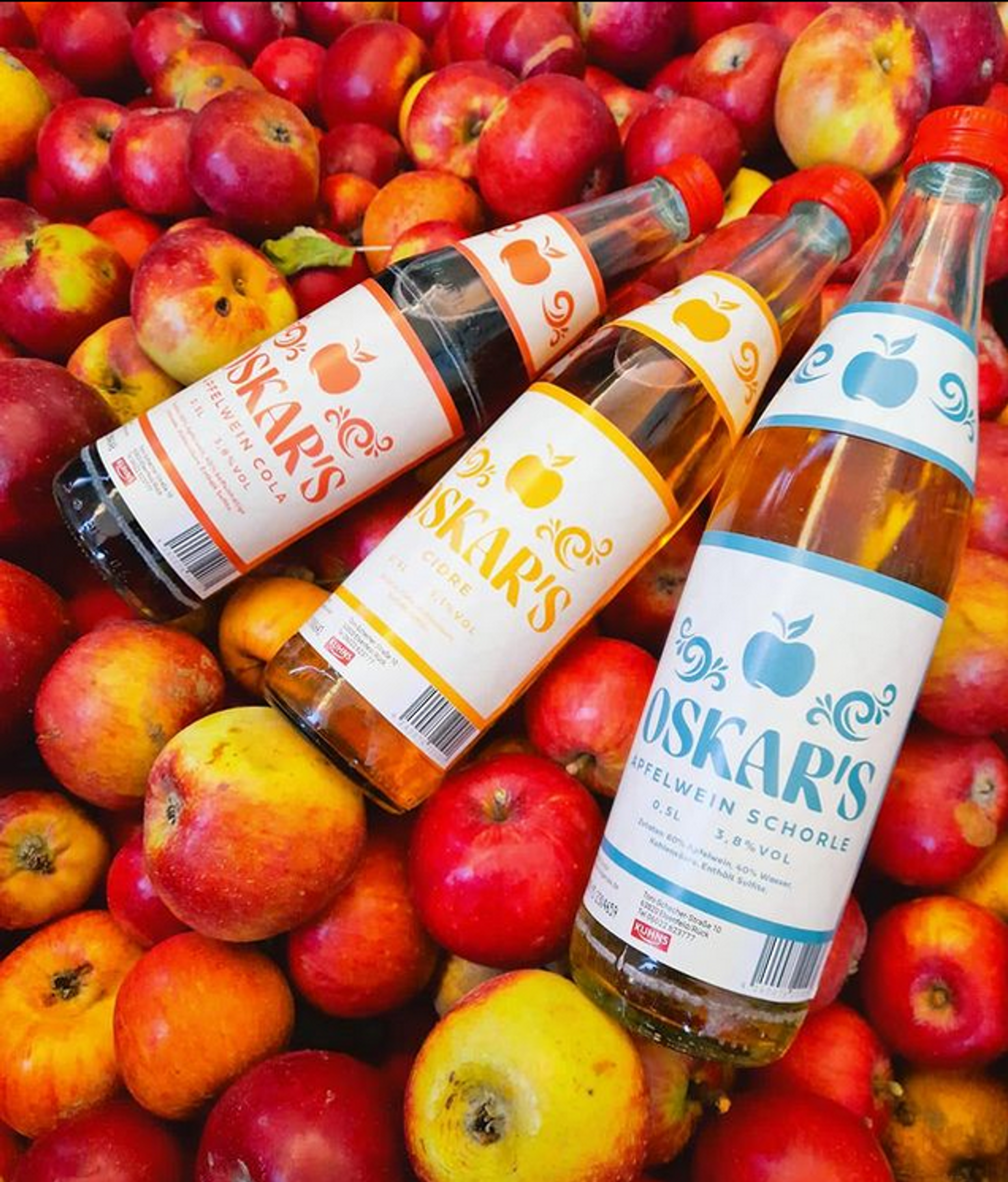 OSKAR`S cider spritzer 12x0.5l, alc. 3.8% by volume