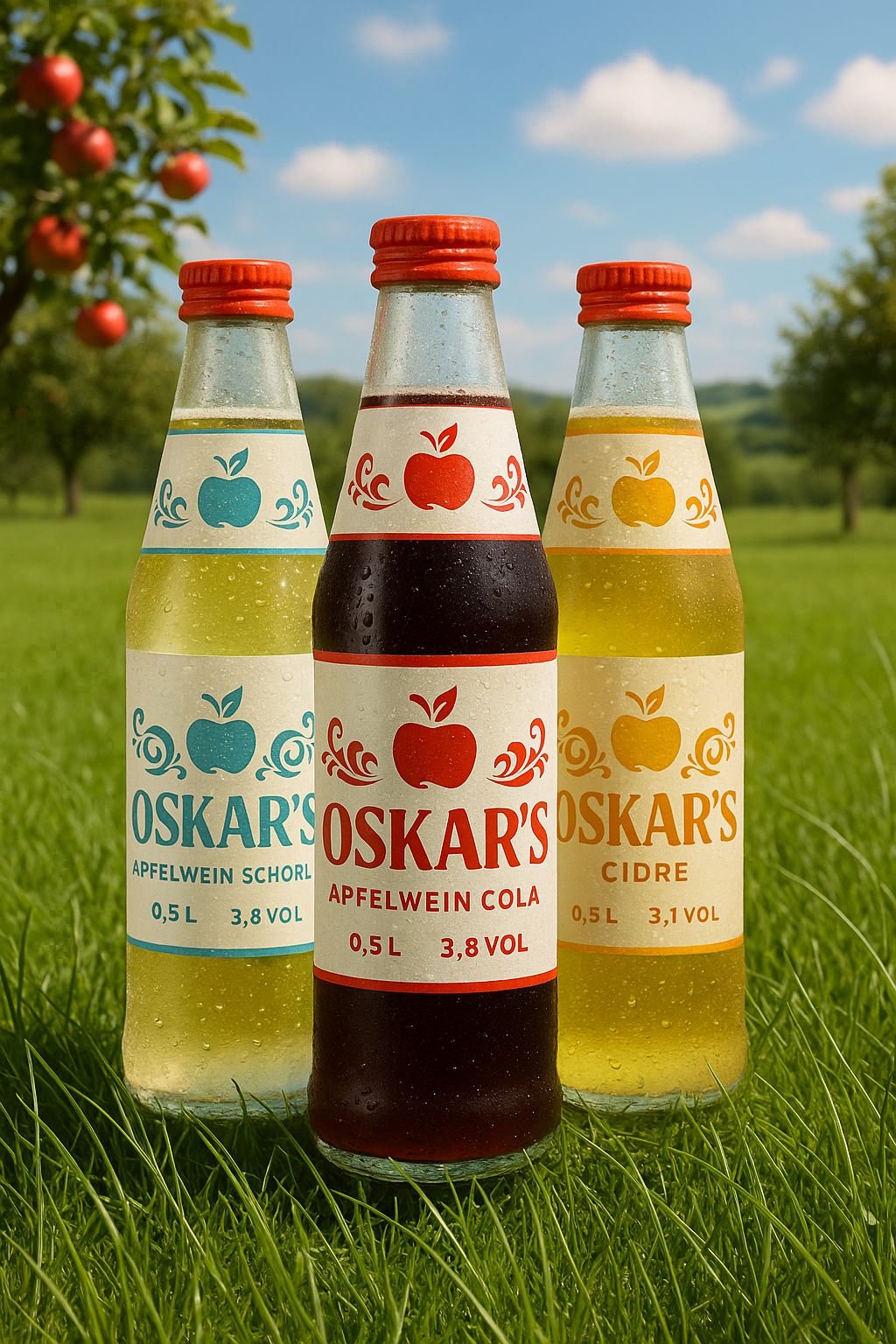 OSKAR`S Apple Wine-Cola 0.5l, alc. 3.8 Vol.-% 
