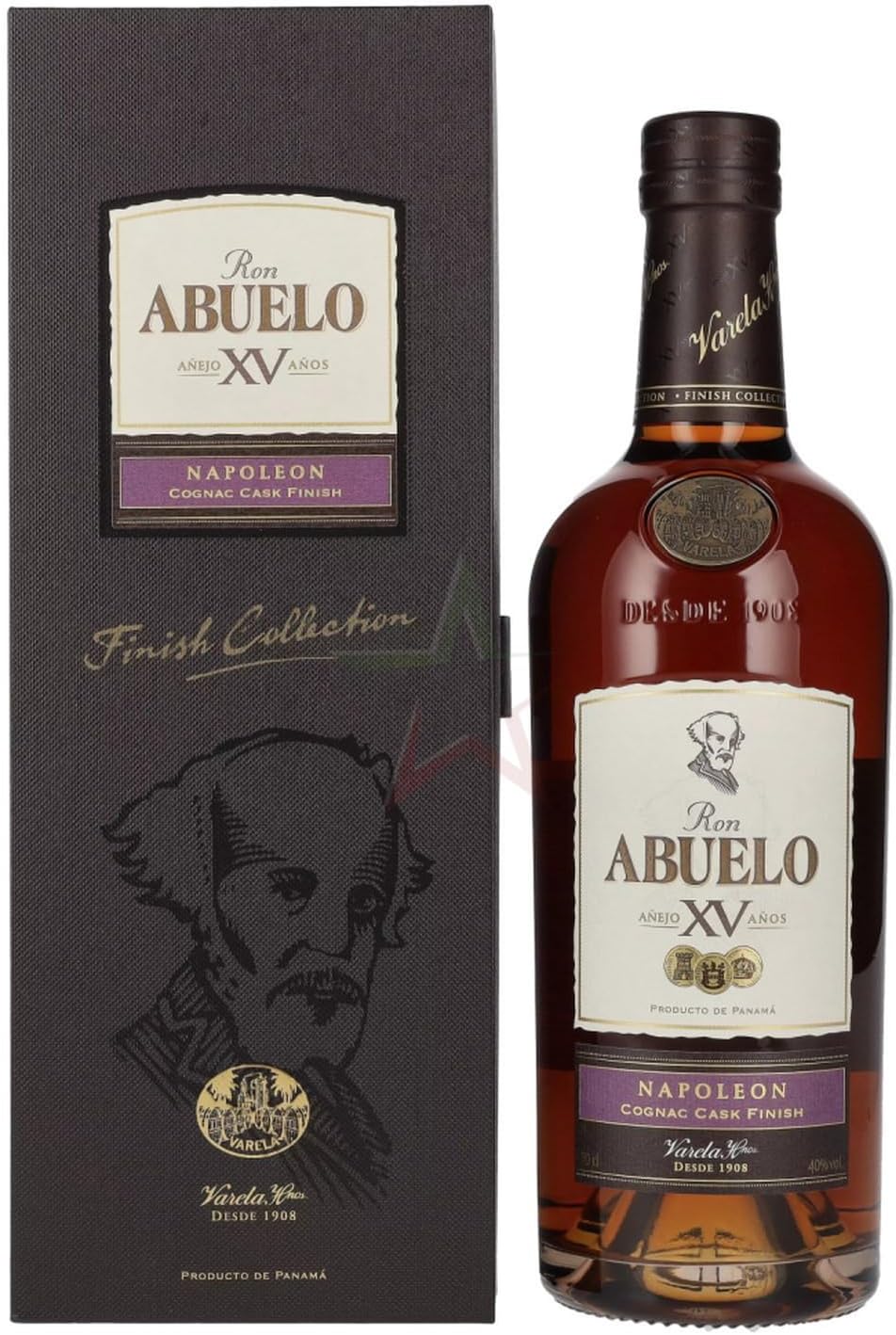 Ron Abuelo XV Cognac Finish Rum 0,7l, alc. 40%