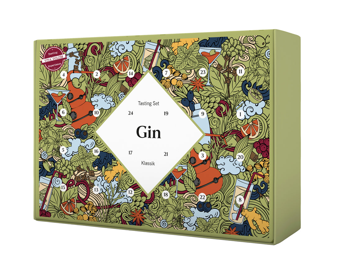 Gin-Adventskalender Edition Klassik 24x0,02l