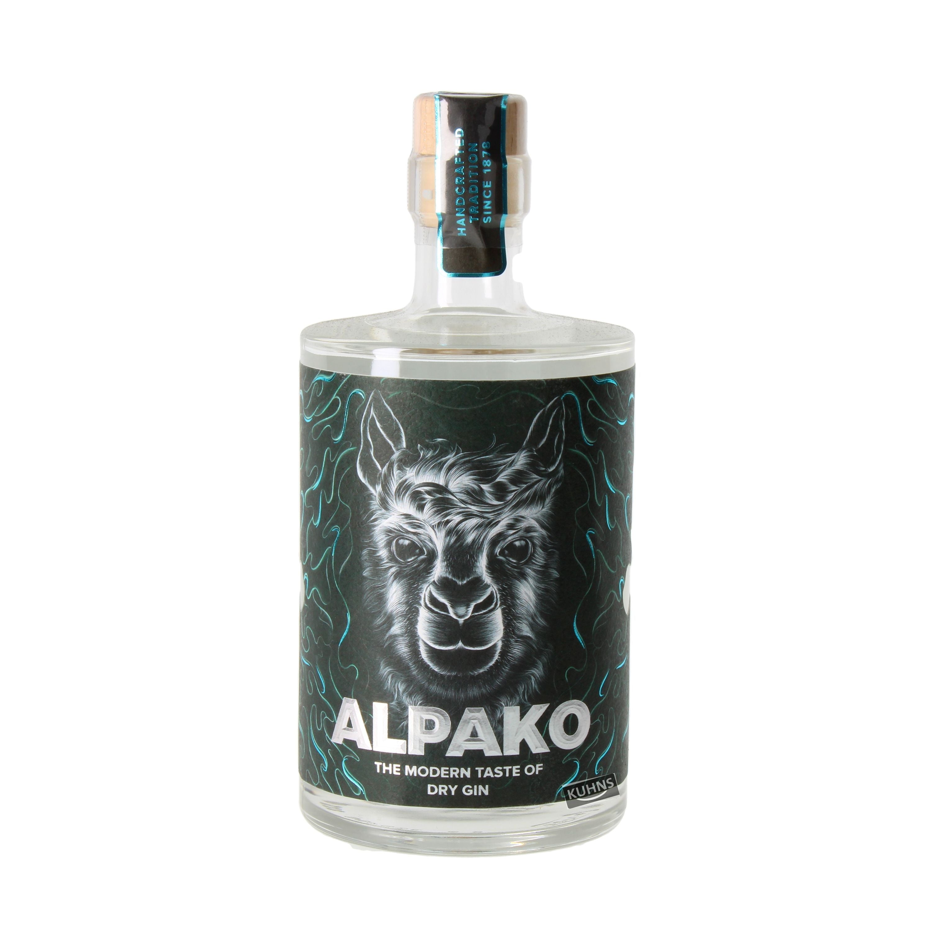 Alpako Dry Gin 0,5 l, 43 % vol., Ginebra alemana