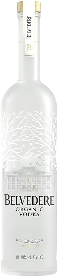 Vodka orgánico Belvedere 0,7 l, 40 % de alcohol por volumen 