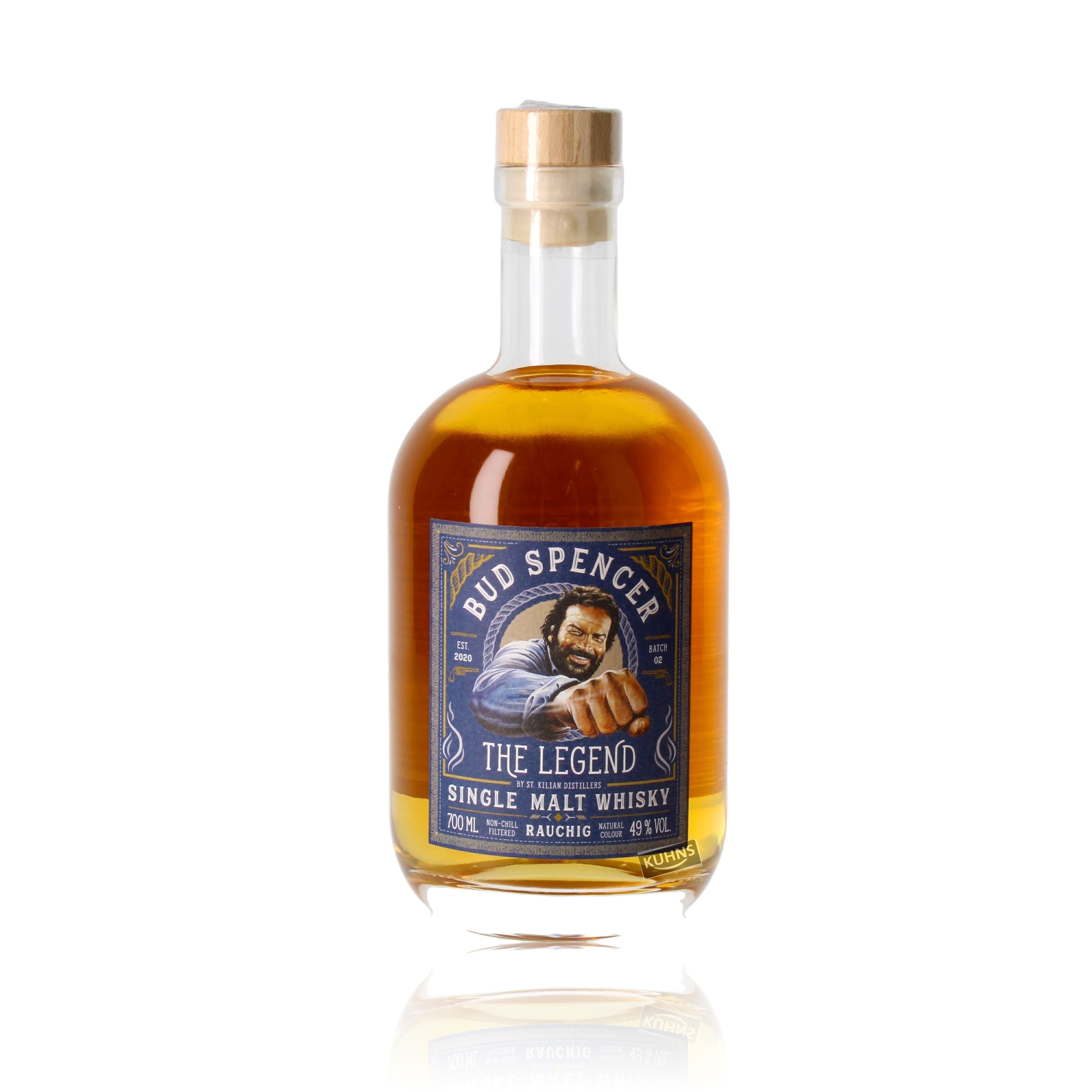 St. Kilian Bud Spencer Rauchig Single Malt Whisky 0,7l, alc. 49 Vol.-%