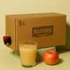 Jugo de manzana Kuhns versión con hierbas afrutadas bolsa en caja 5.0l