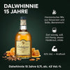 Dalwhinnie 15 años 0,7 l, 43 % de alcohol por volumen
