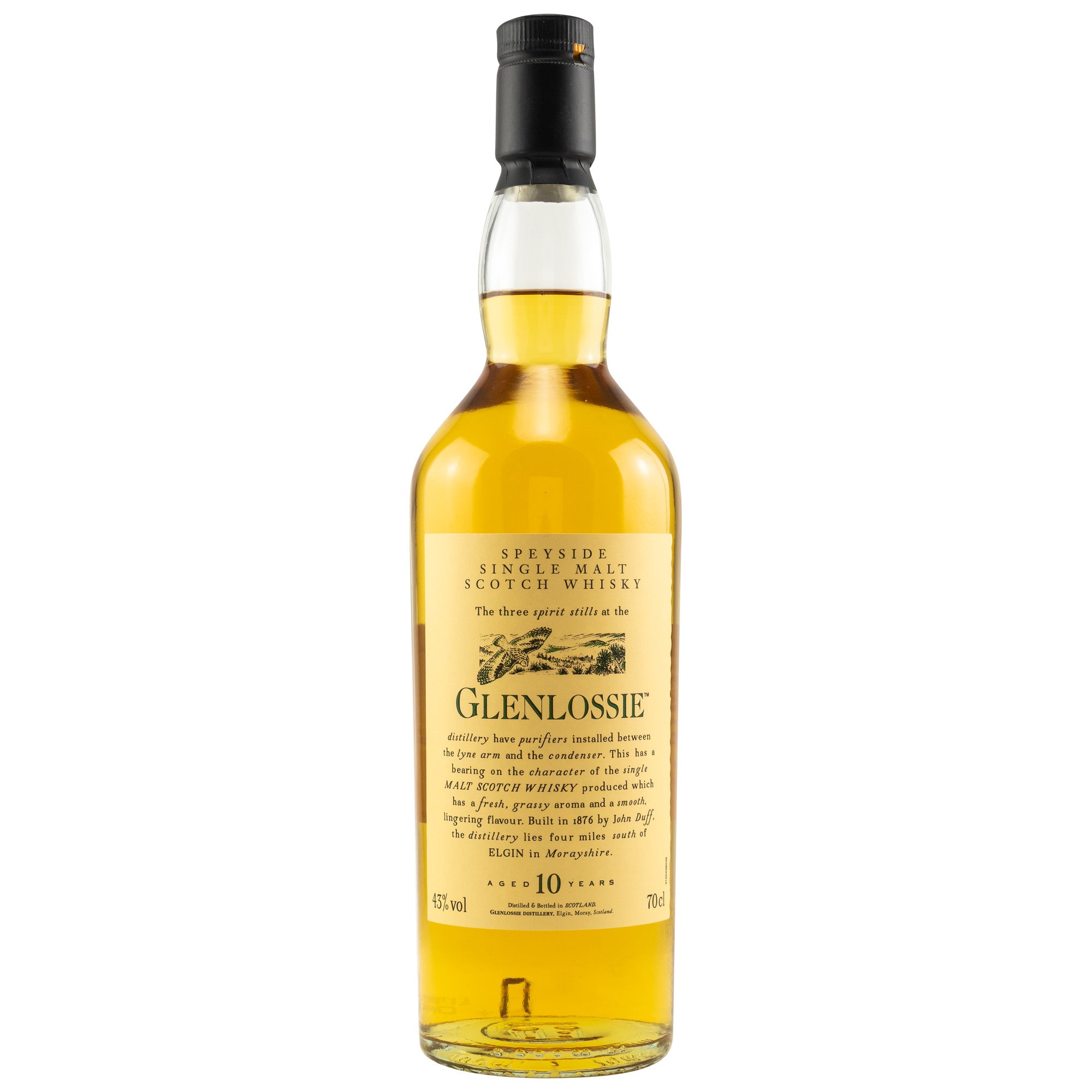 Glenlossie 10 años Flora &amp; Fauna 0,7 l, 43 % de alcohol por volumen