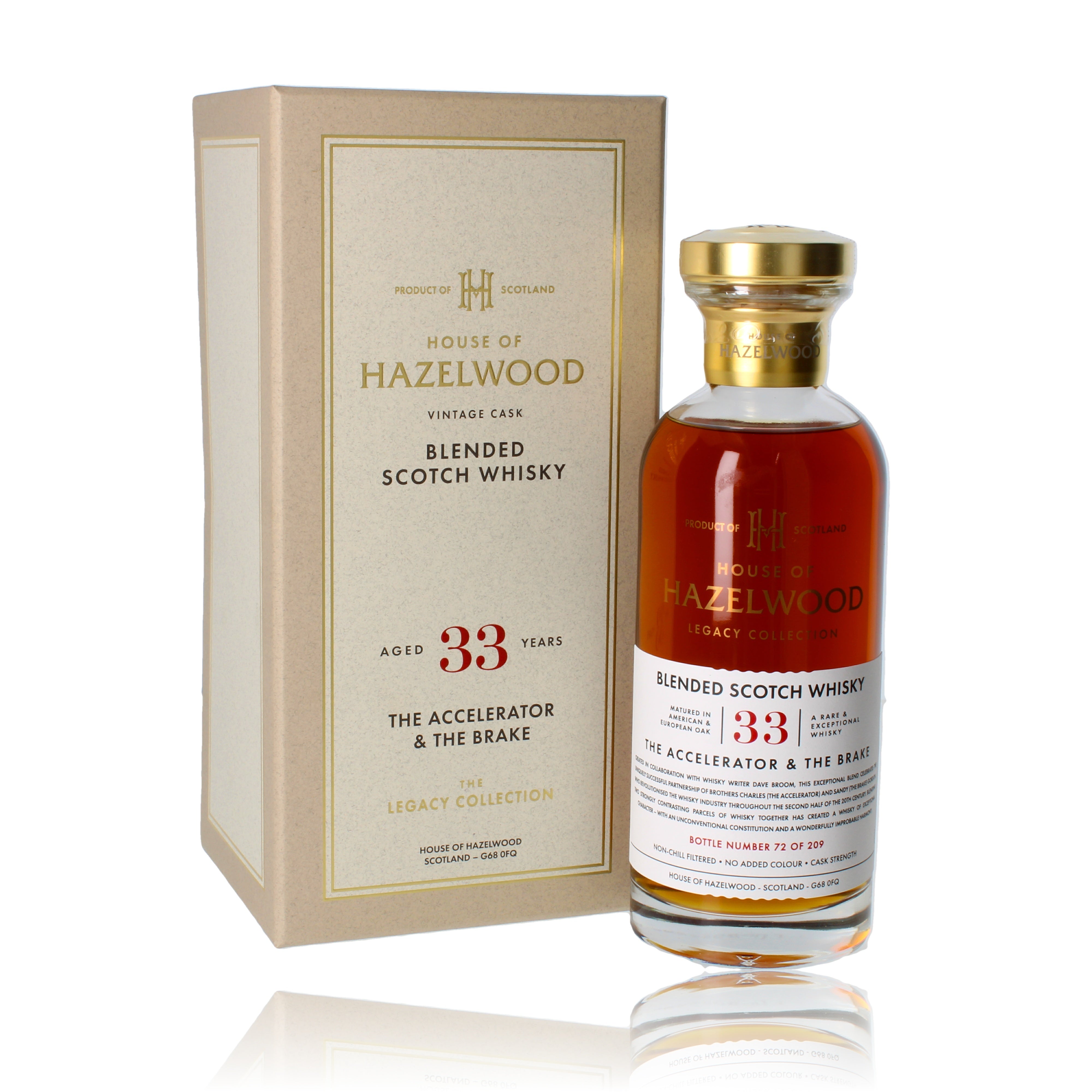 House of Hazelwood 33 years The Tops 0.7l alc. 51.6% vol.