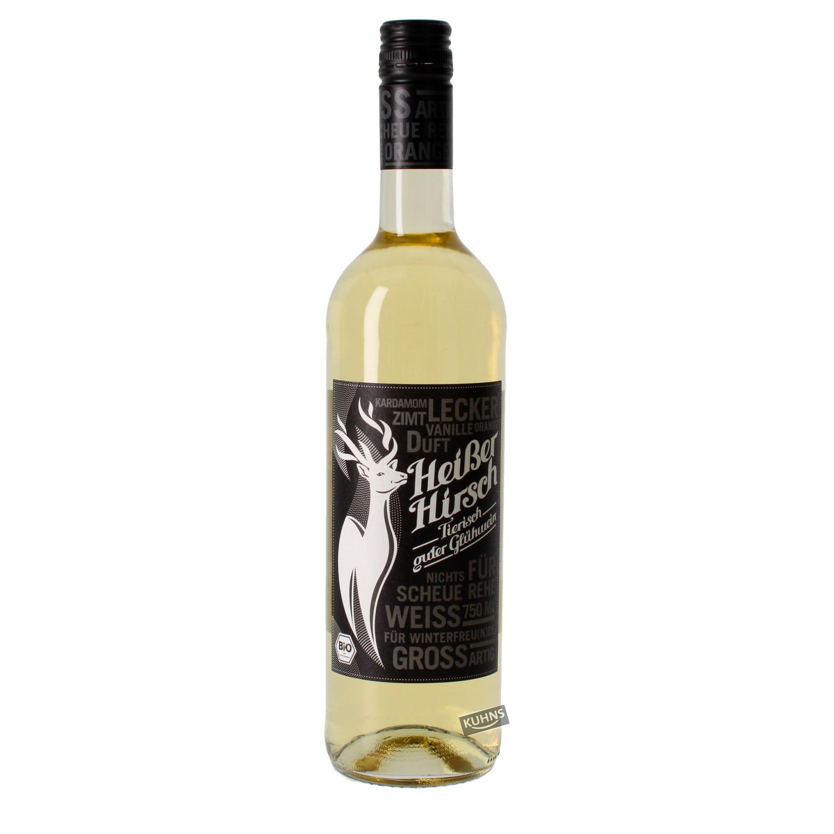 Vino caliente orgánico Hot Stag blanco 0,75 l, 10 % alc./vol.