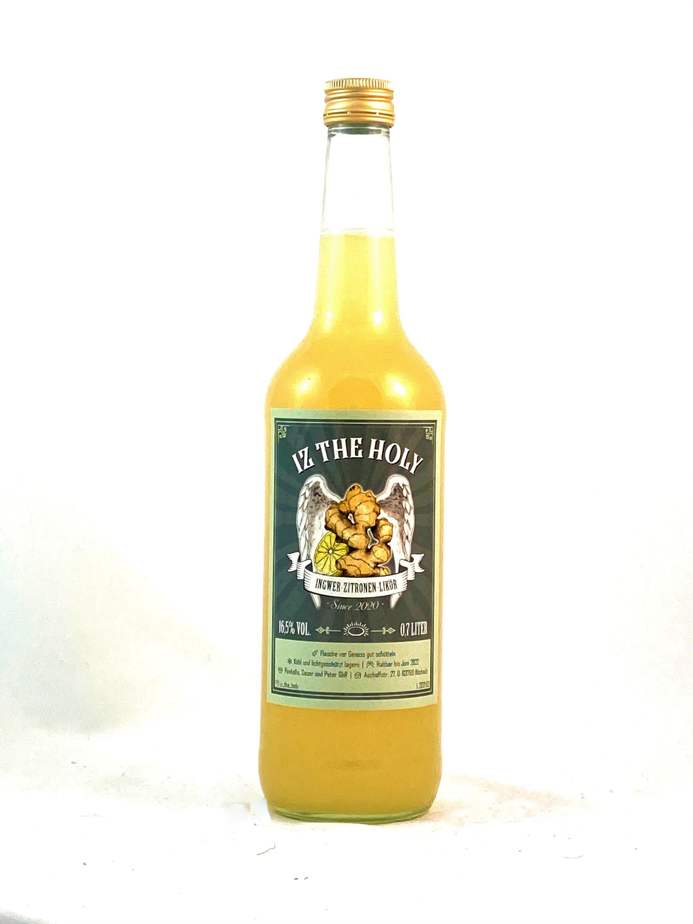 IZ The Holy 0,7 l alc. 16,7 % ABV, licor de jengibre y limón