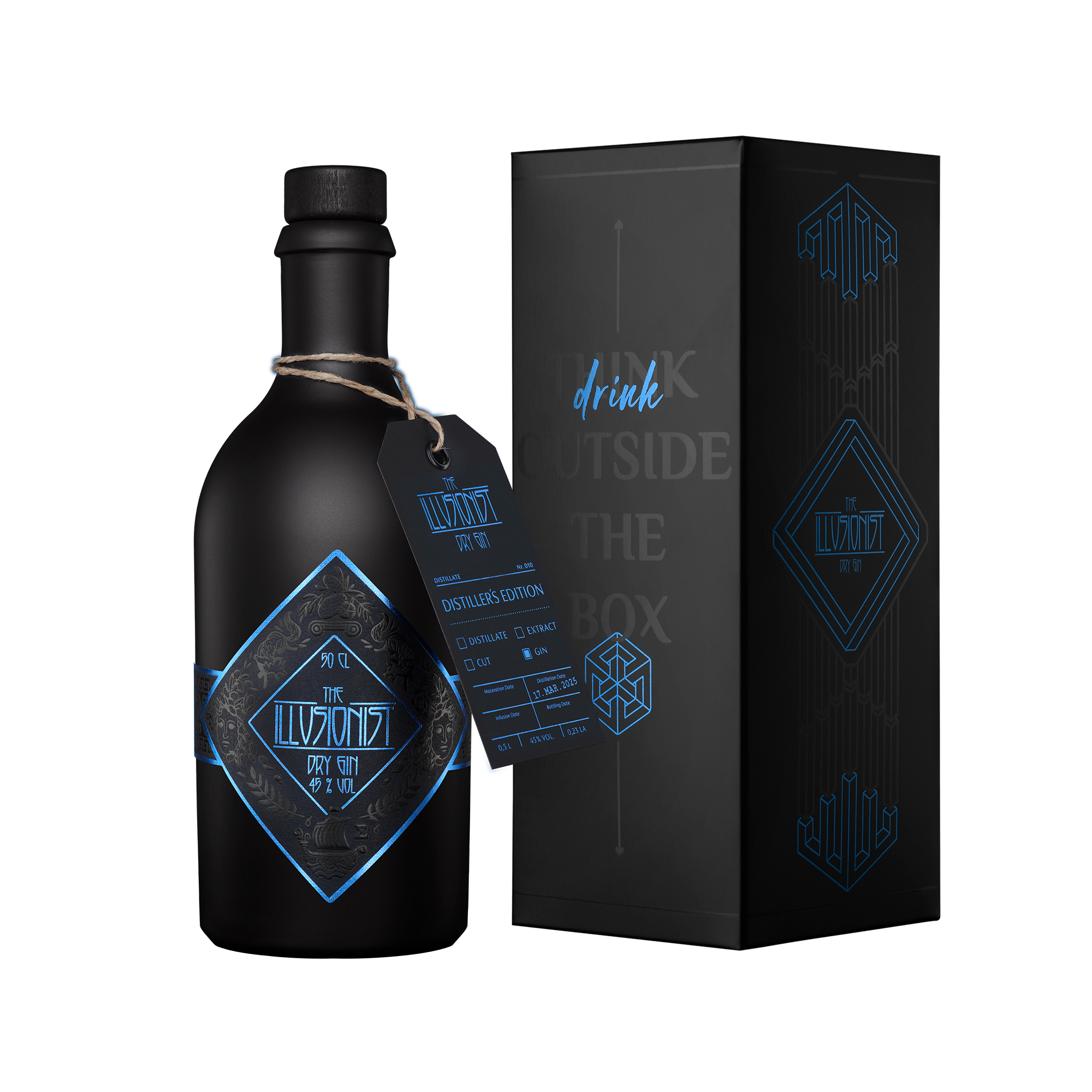 Ginebra Illusionist Edición de destilador 2025 0,5 l, 45 % vol.
