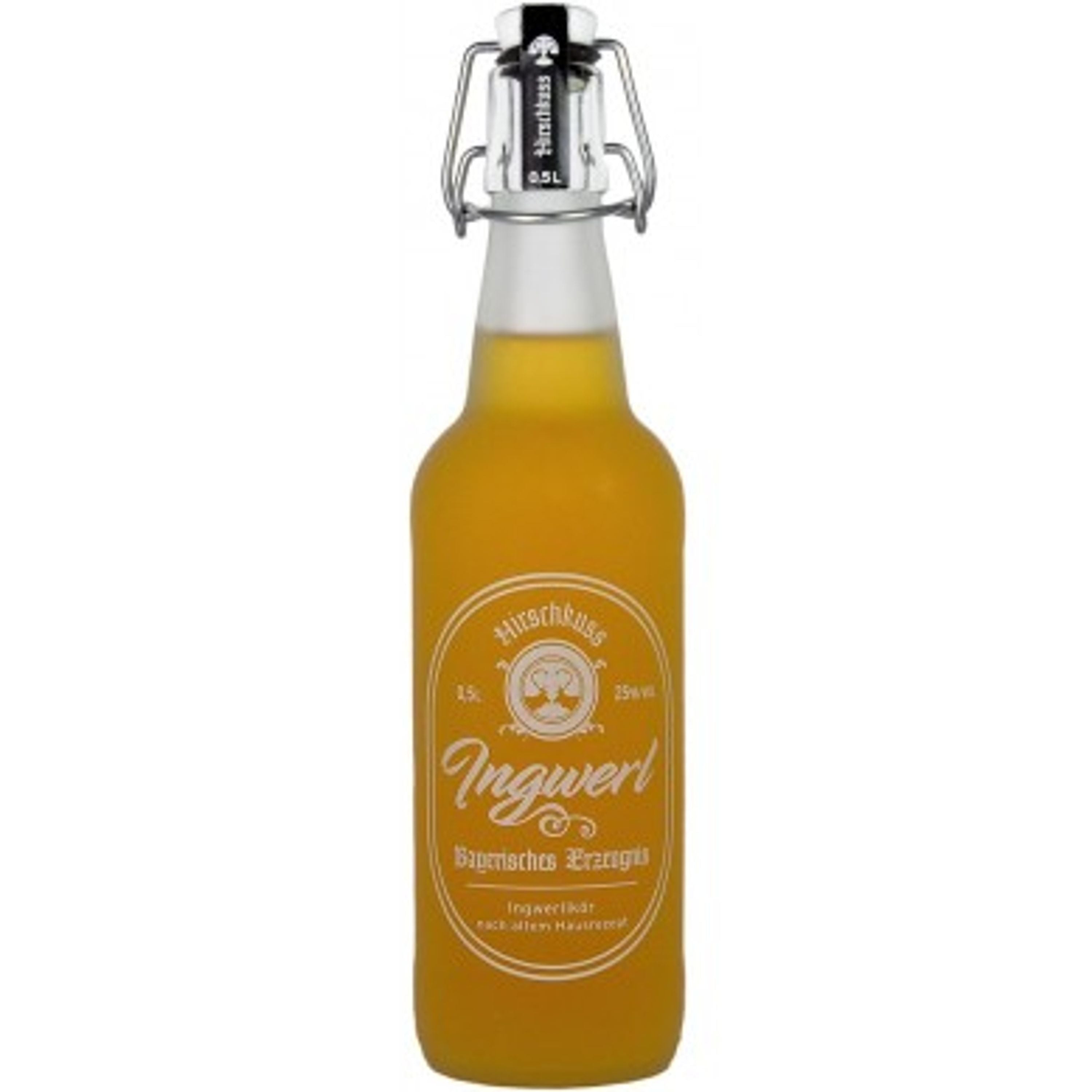 Licor de jengibre Hirschkuss Gingerl 0,5l alc. 25% vol.
