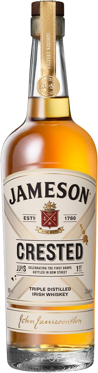 Whisky irlandés mezclado Jameson Crested, 0,7 l, 40 % de alcohol por volumen