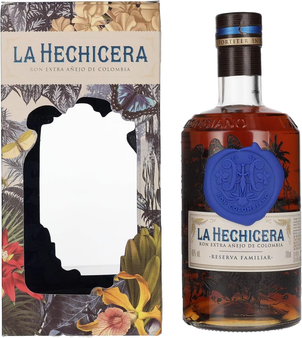 Ron añejo fino La Hechicera 0,7 l, 40 % de alcohol por volumen