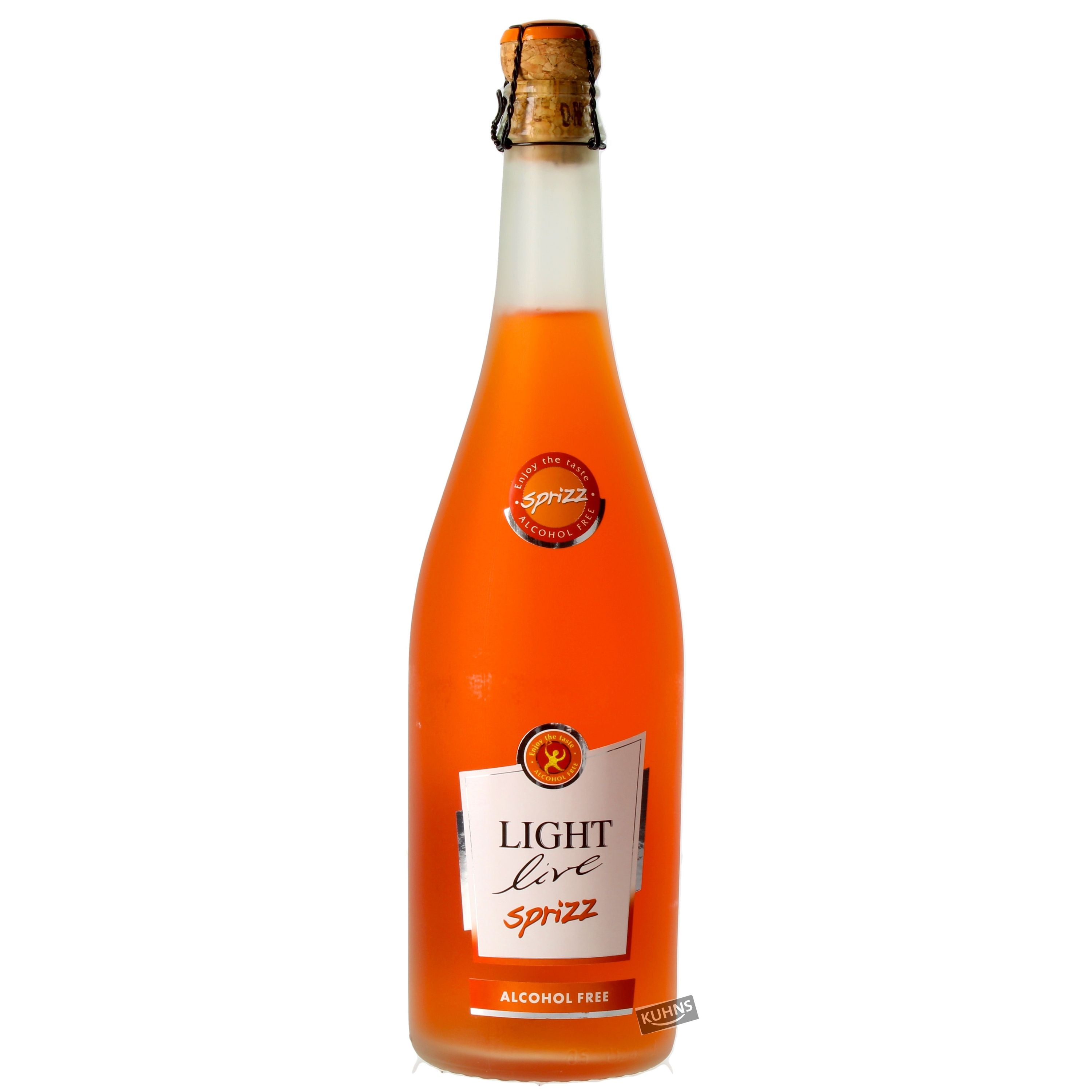 Light Live Spritz Sin Alcohol 0,75 l, 0,0 % de alcohol por volumen