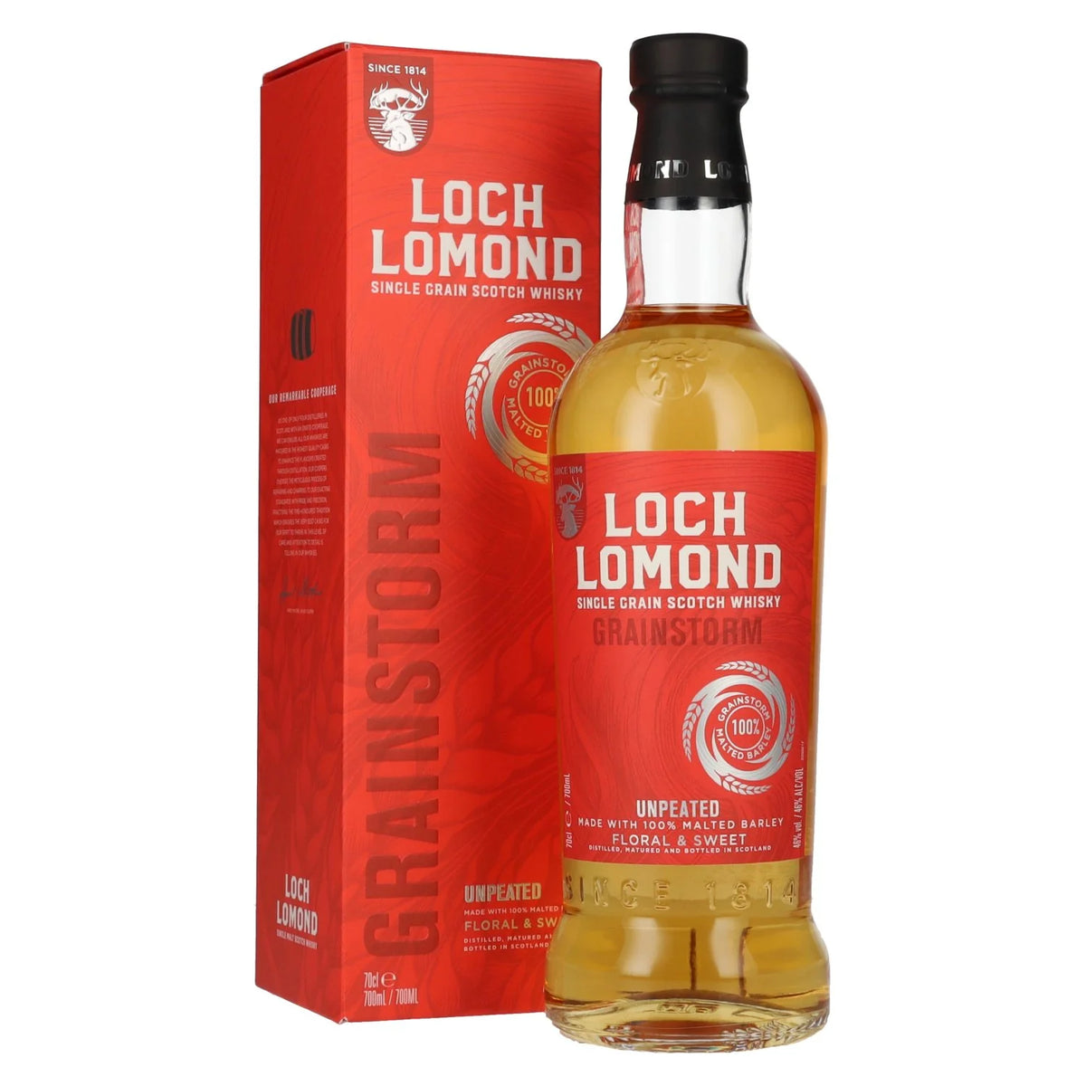 Loch Lomond Grainstorm Single Grain Unpeated 0,7l alc. 46 Vol.-%