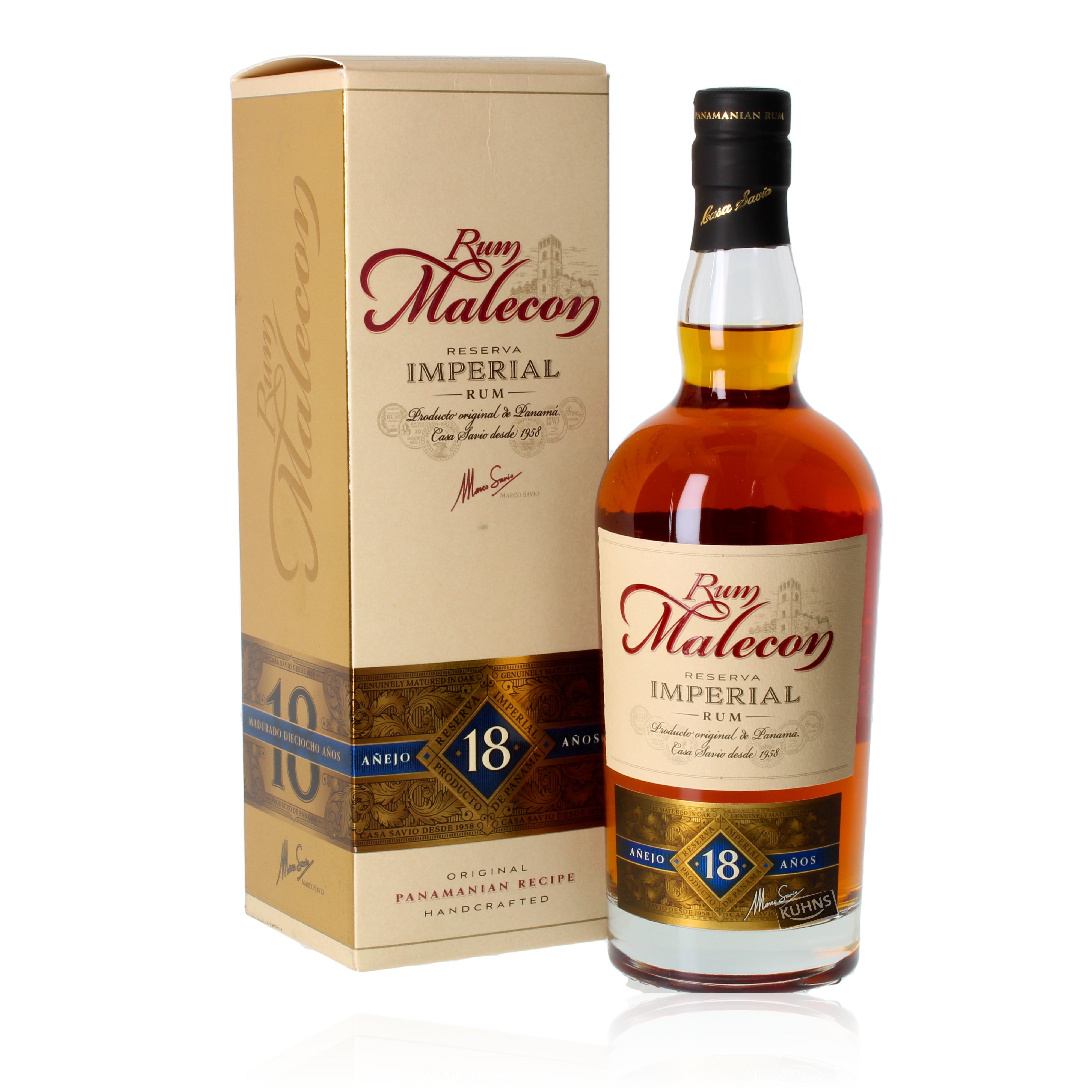 Malecon Reserva Imperial 18 Years 0.7l, alc. 40% vol.