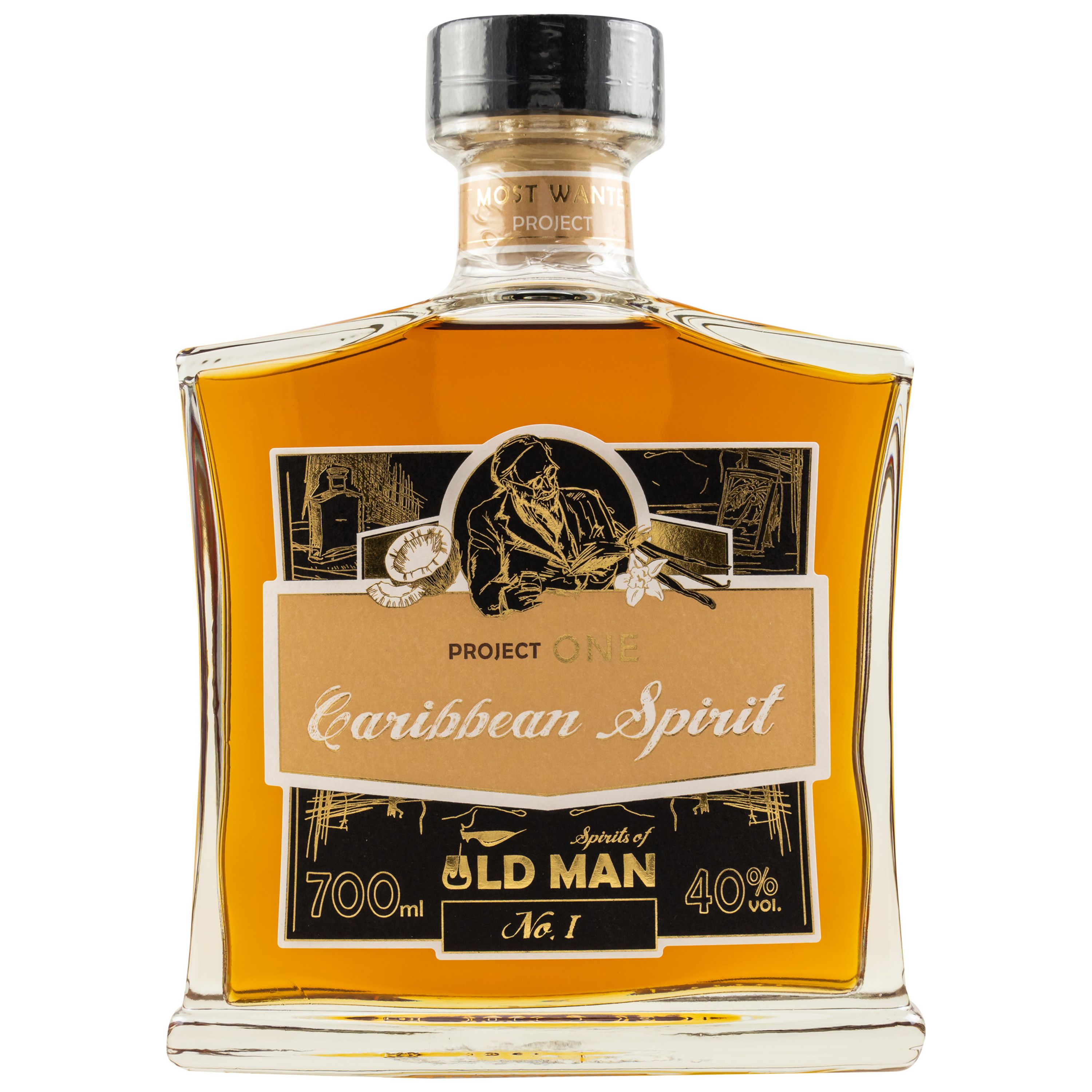 Old Man Project One Caribbean Spirit 0,7 l, 40 % de alcohol por volumen