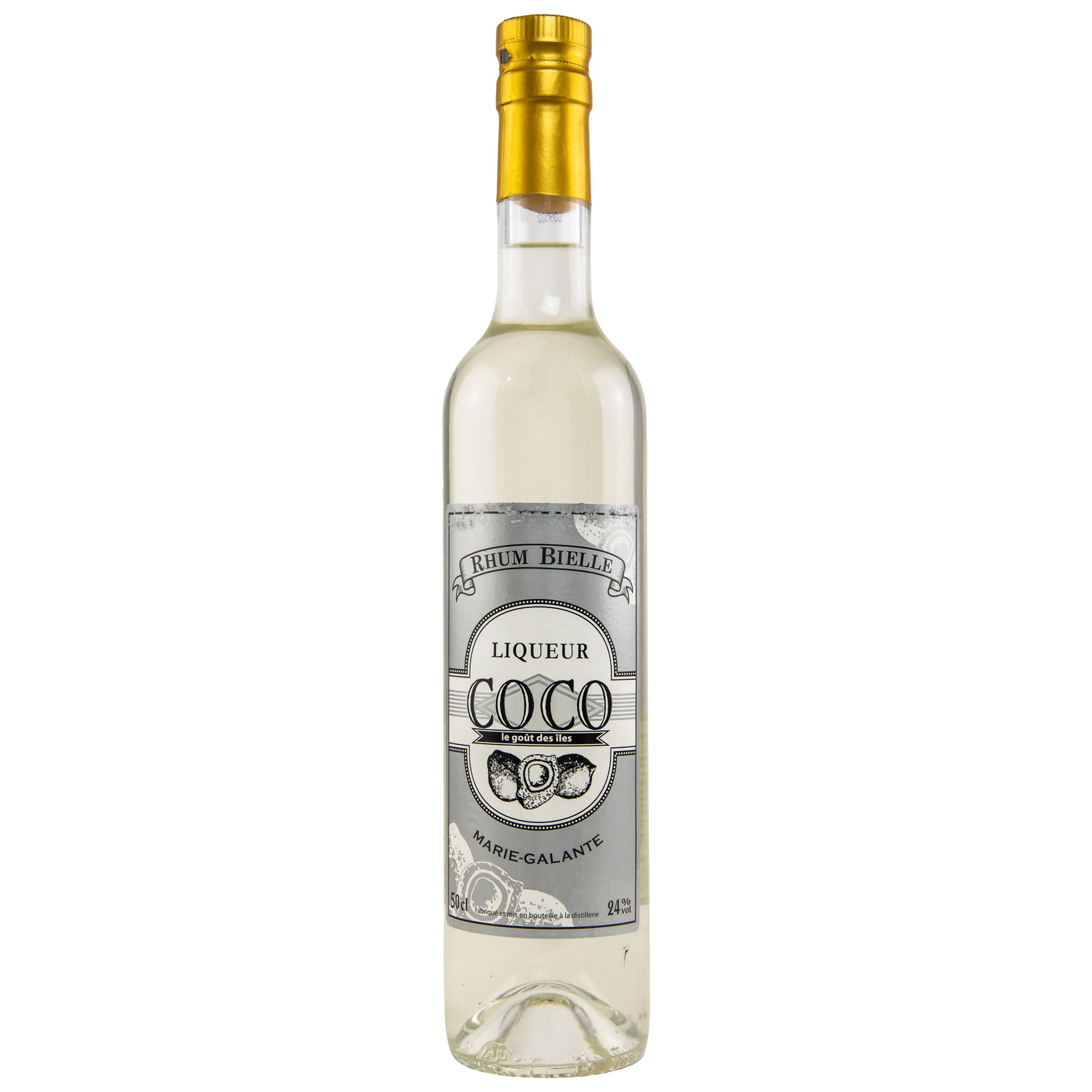 Licor Ron Bielle Coco 0,5l, alc. 24% en volumen