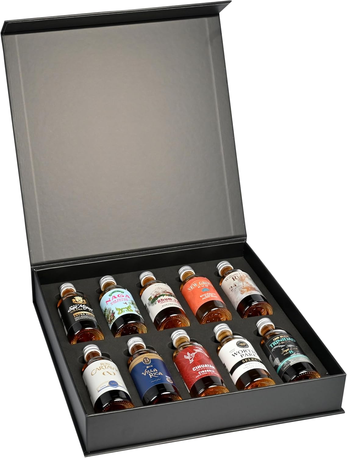 The Rum Box World Class Blue Set, alc. 41.4% vol., 10x50ml