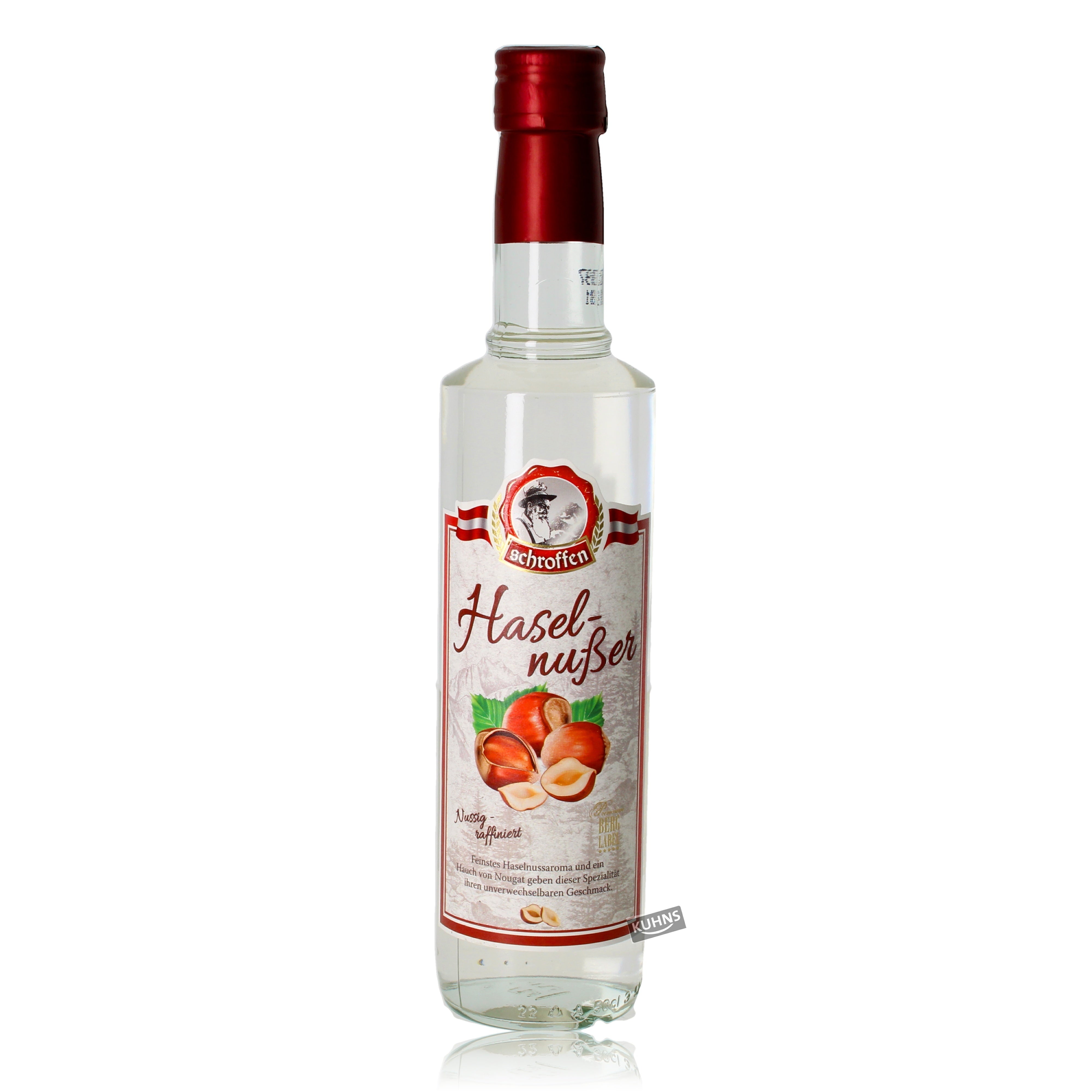 Schroffen Haselnusser 0.5l, alc. 30 Vol.-%