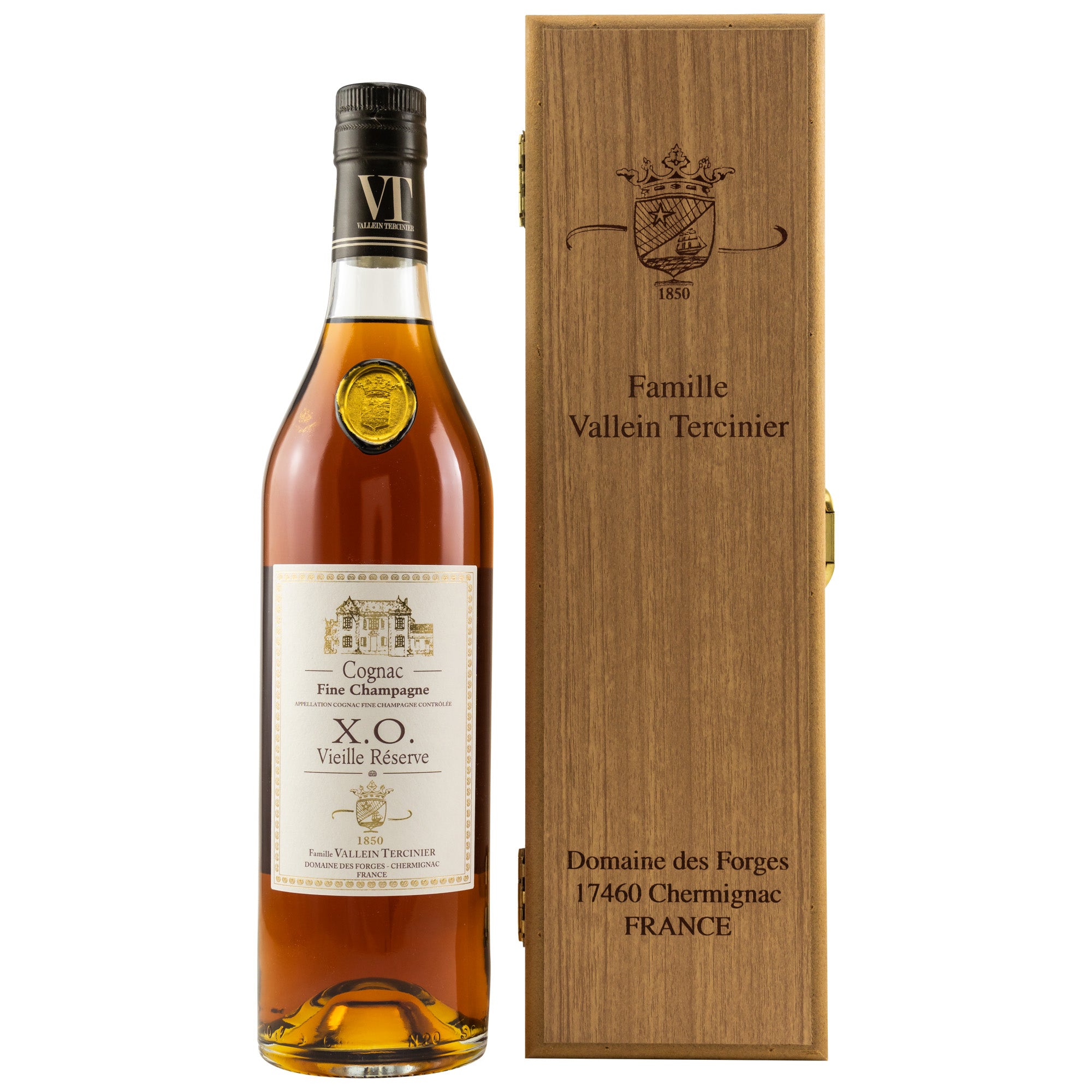 Vallein Tercinier XO Vieille Réserve Cognac 0,7l, alc.40% vol.