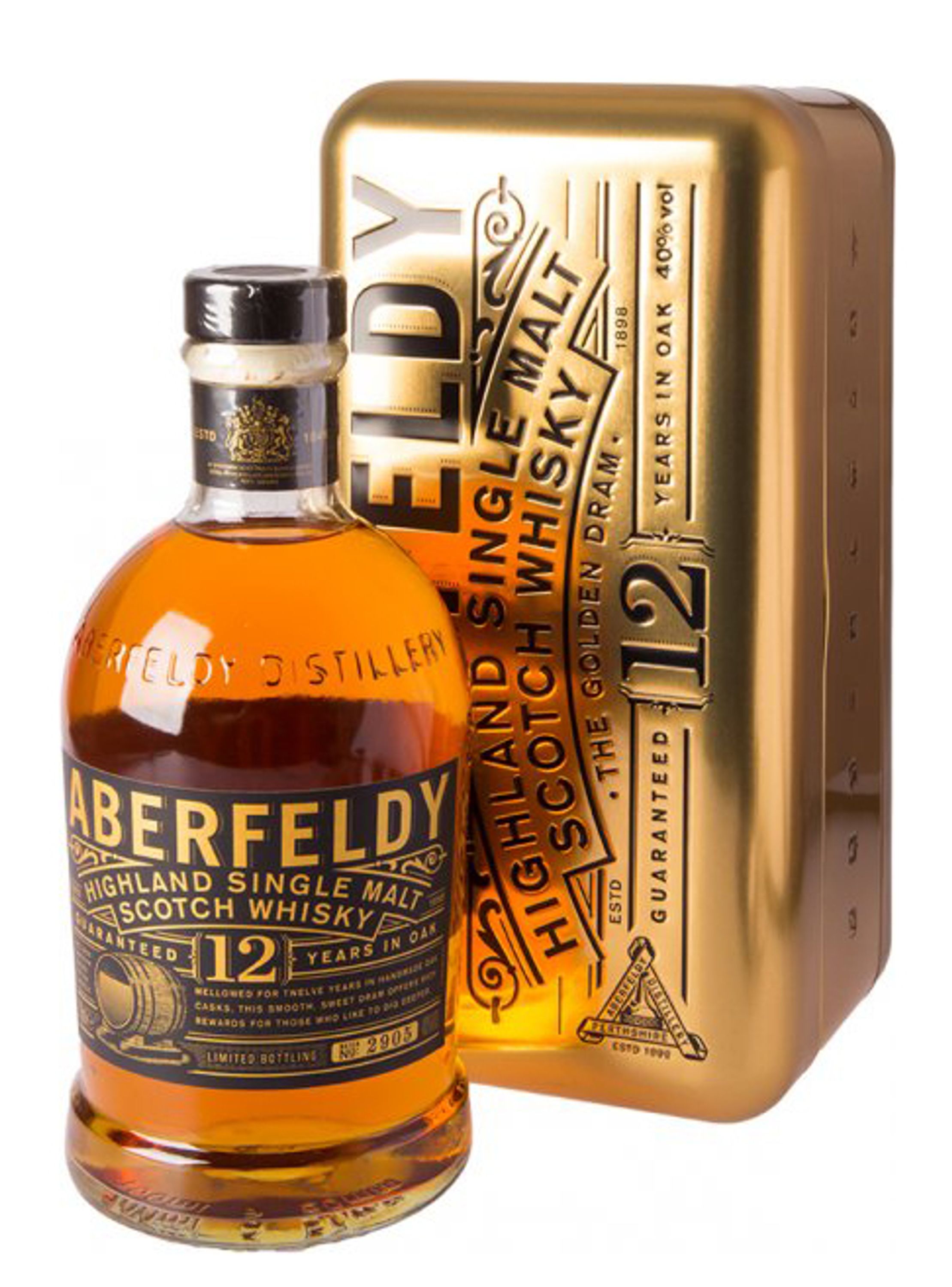 Aberfeldy 12 años Nugget Edition 0,7 l, 40 % de alcohol por volumen