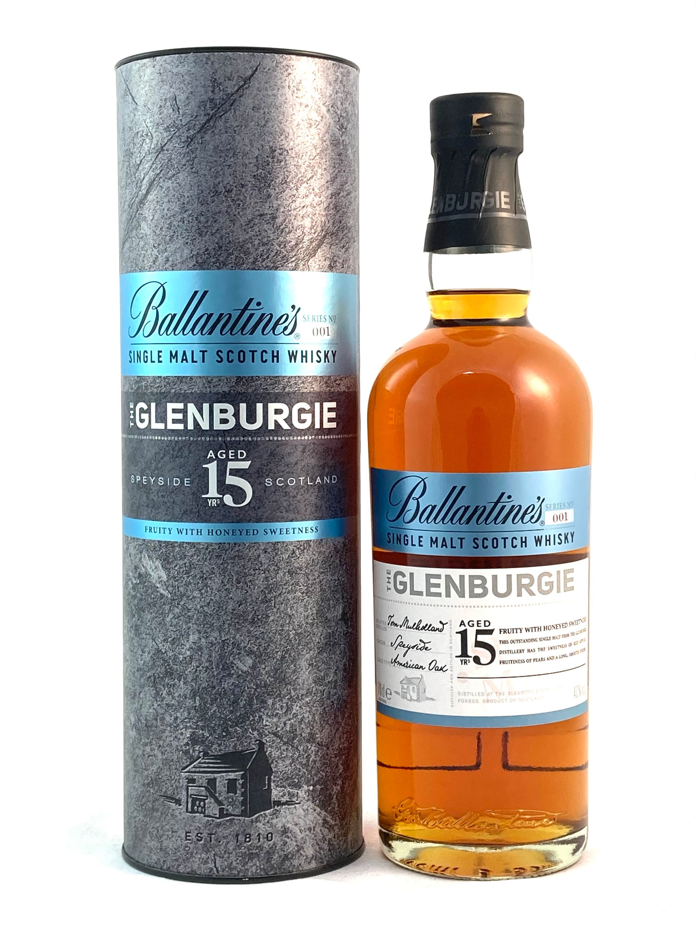 Glenburgie 15 años Ballantine's Serie 1 0,7 l alc. 40 % vol.