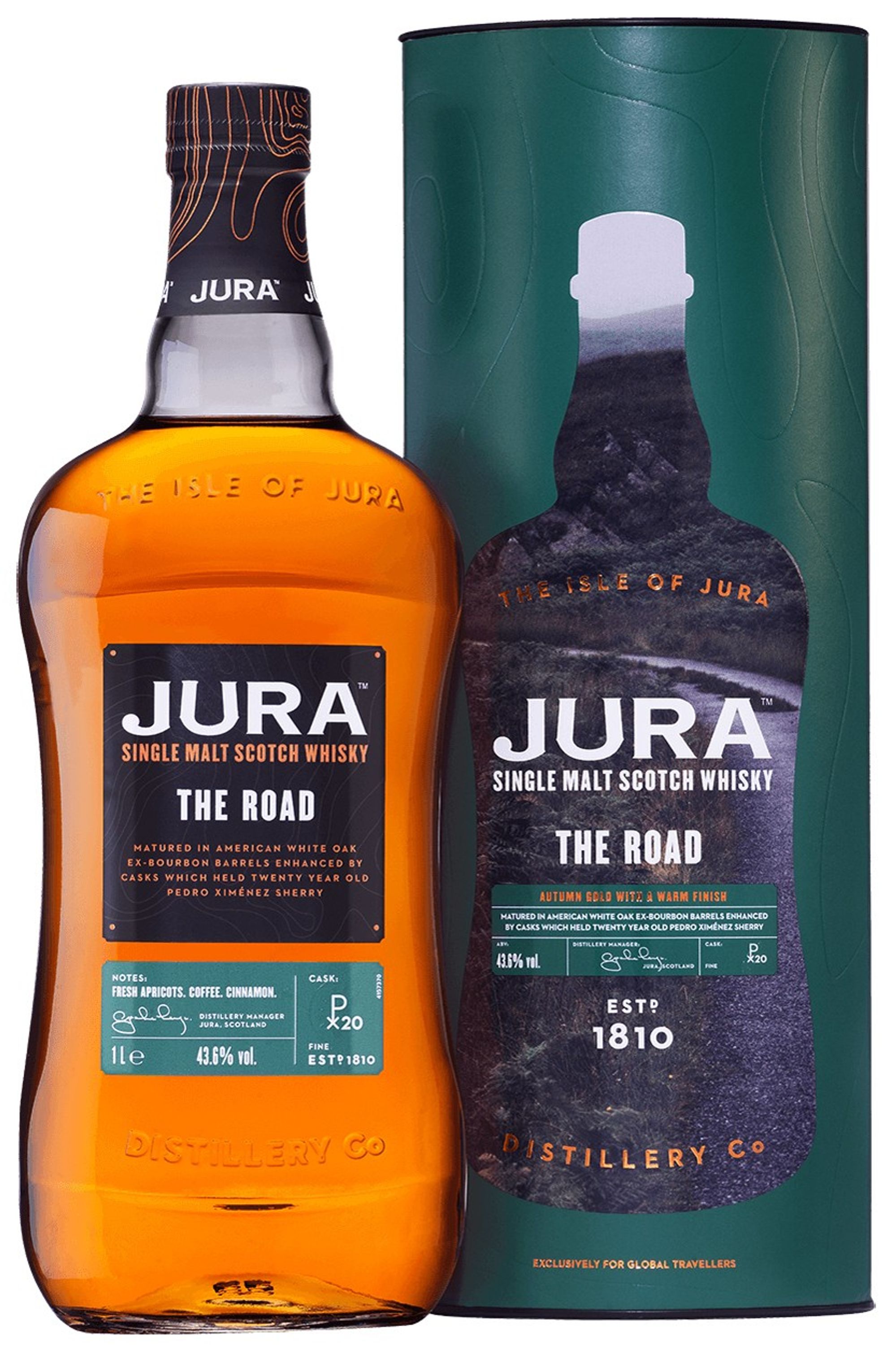 Jura The Road 1,0l, alcohol 43,6% vol.