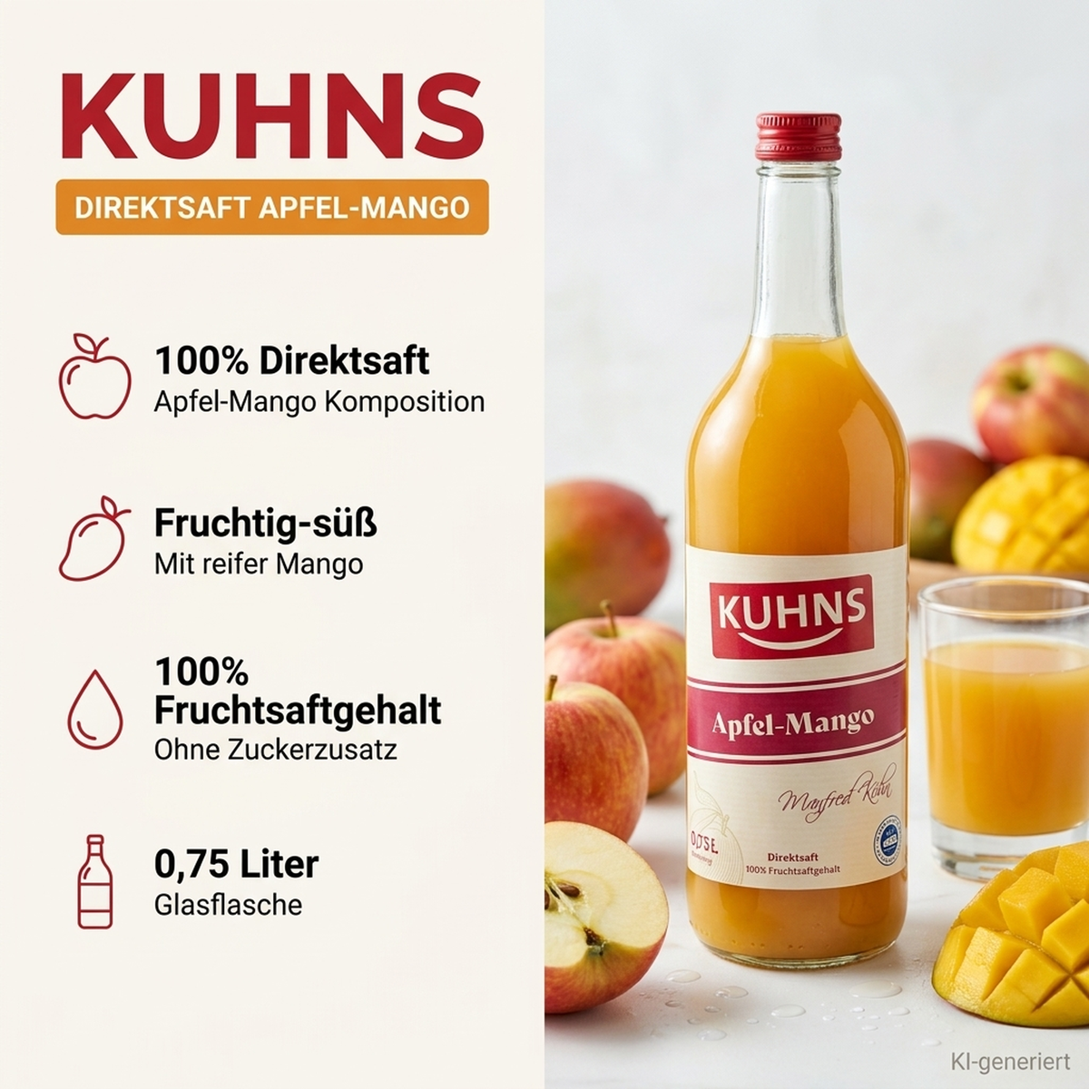 kuhns saft apfel mango split 2000