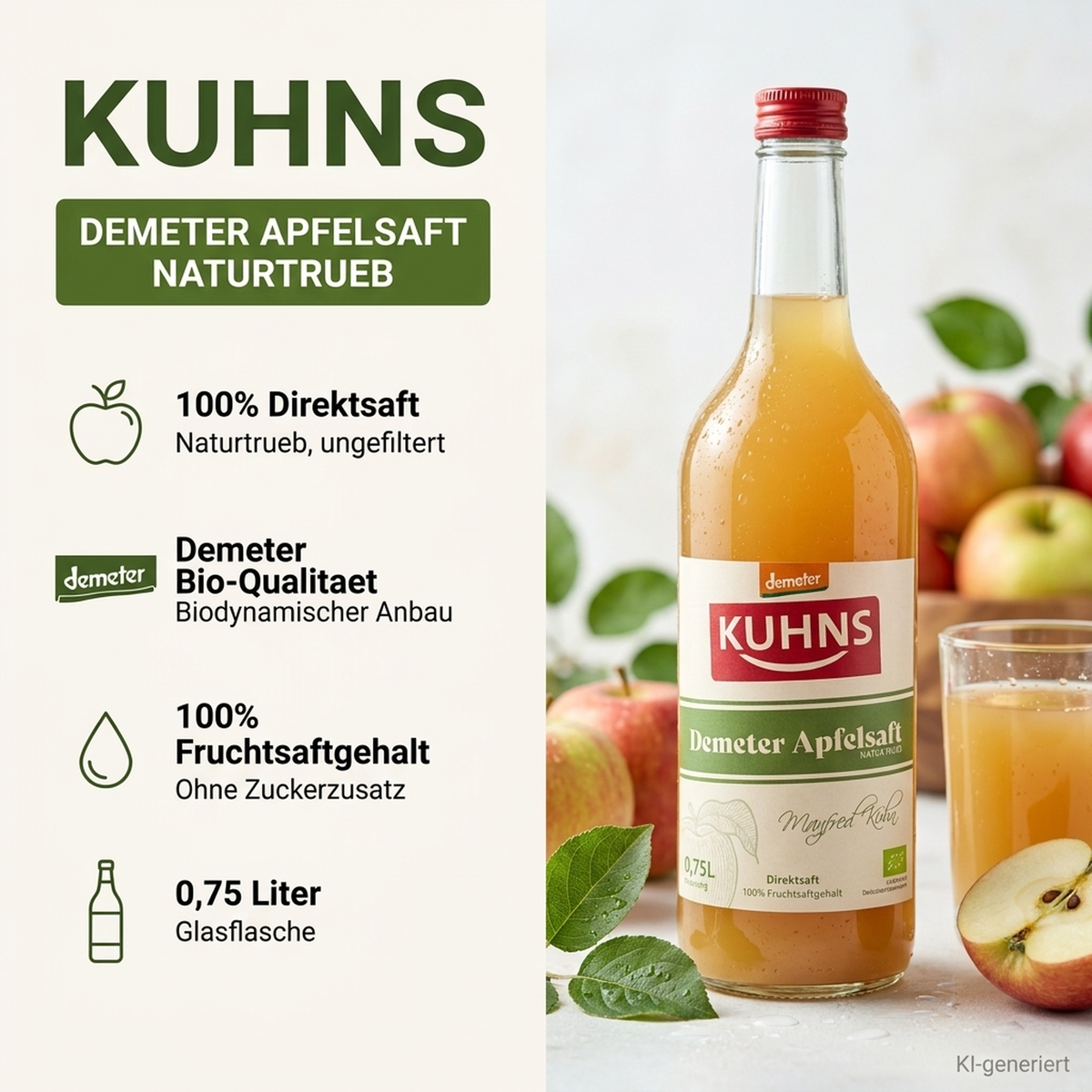 kuhns saft demeter apfel split 2000