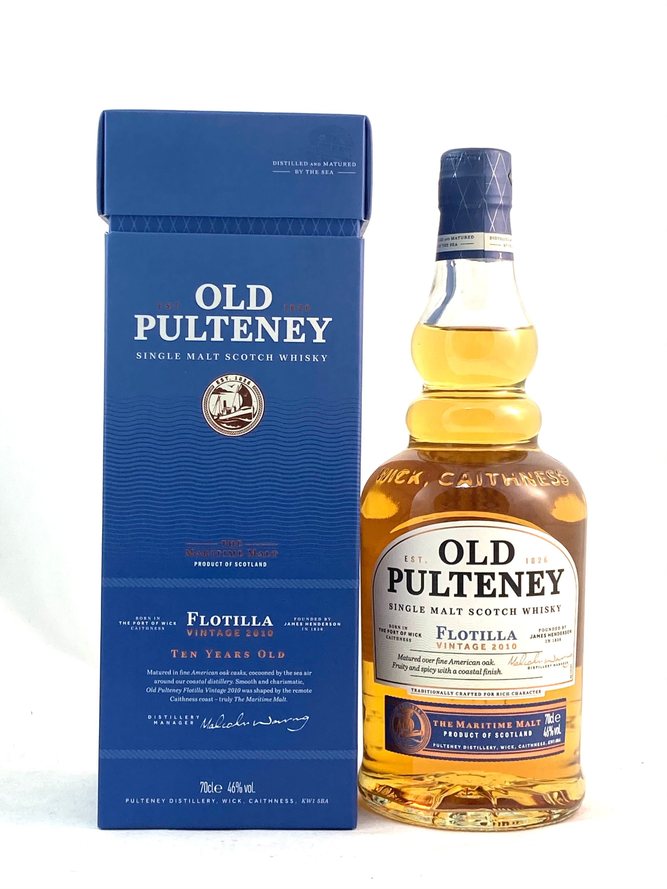Old Pulteney Flotilla Vintage 2010 0,7 l, 46 % de alcohol por volumen